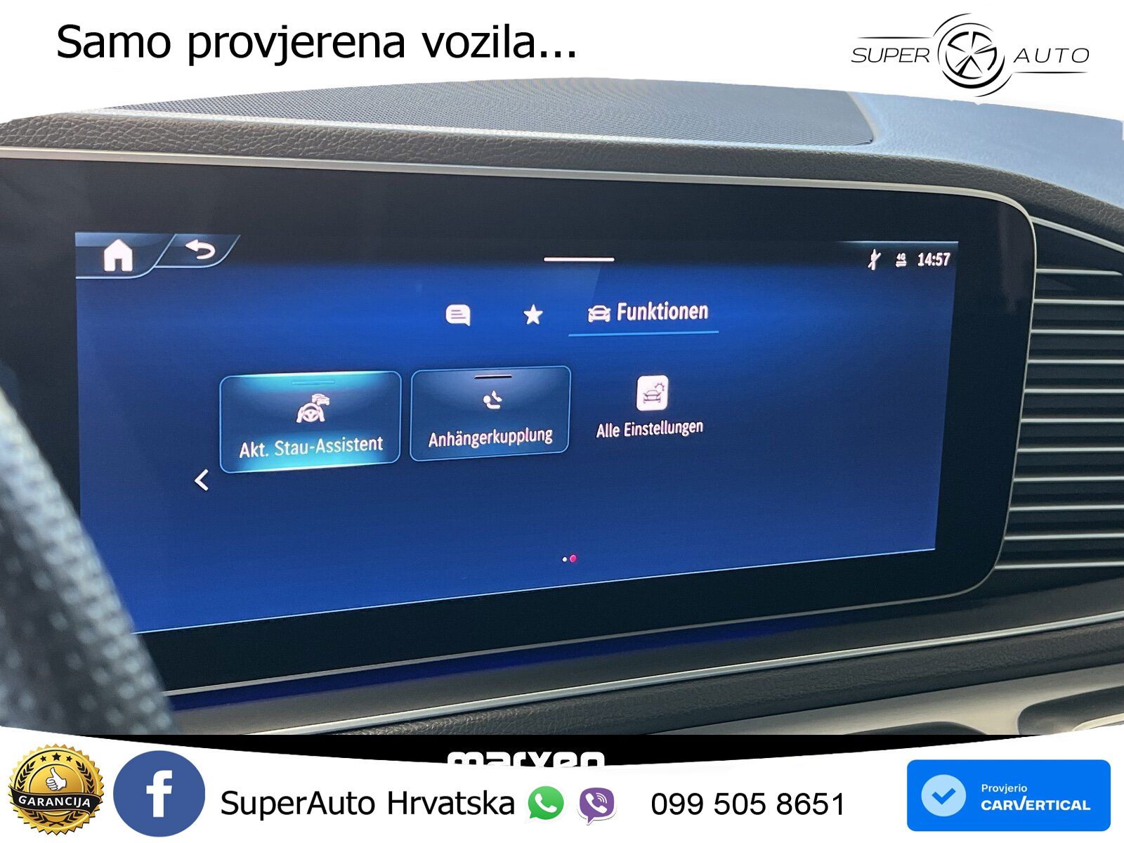Mercedes GLE 450d (367 KS) EQ Boost 4MATIC 9G-TRONIC AMG ZRAČNI+ACC+GR SJED+KAM+PANO