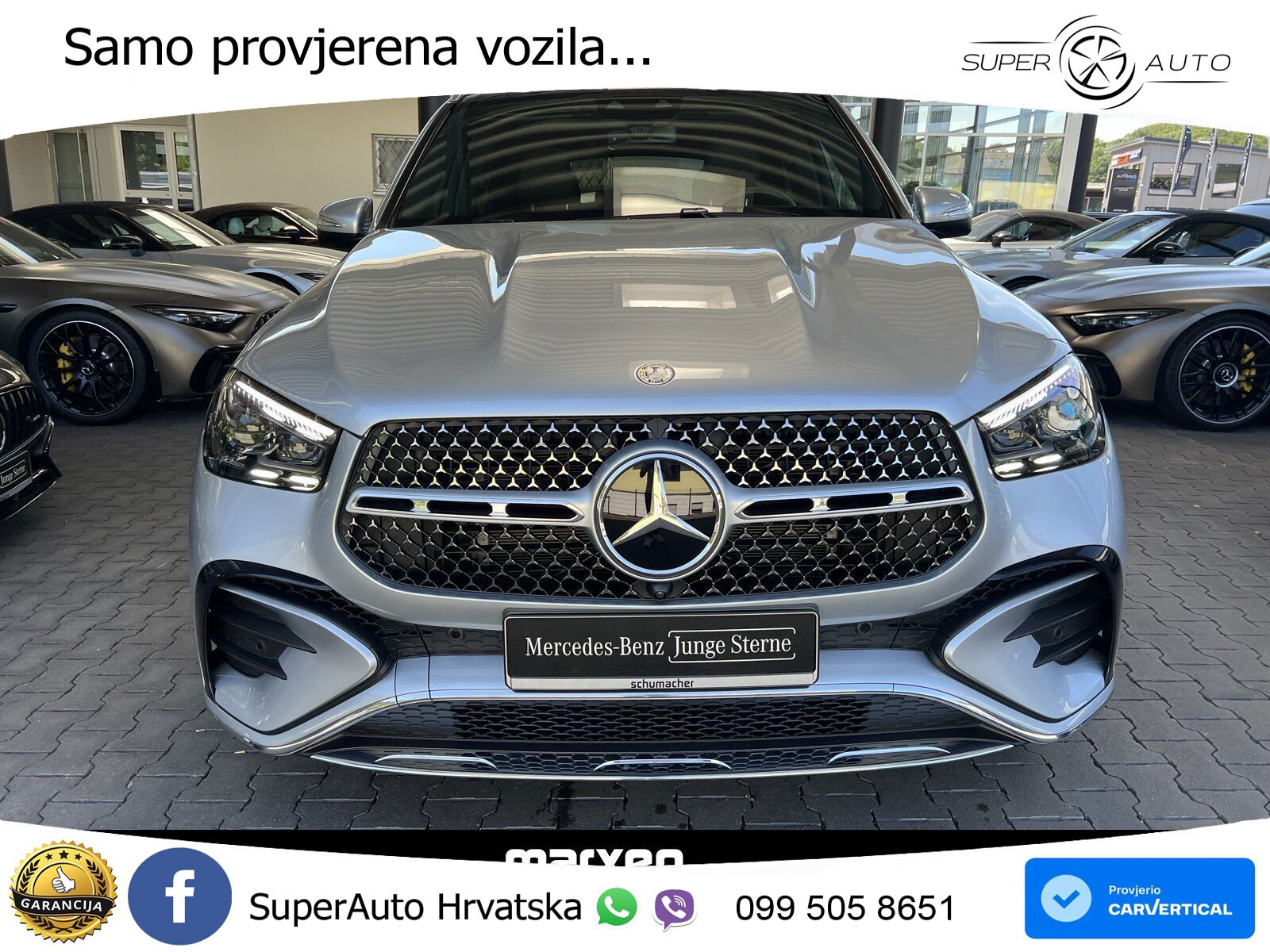 Mercedes GLE 450d (367 KS) EQ Boost 4MATIC 9G-TRONIC AMG ZRAČNI+ACC+GR SJED+KAM+PANO