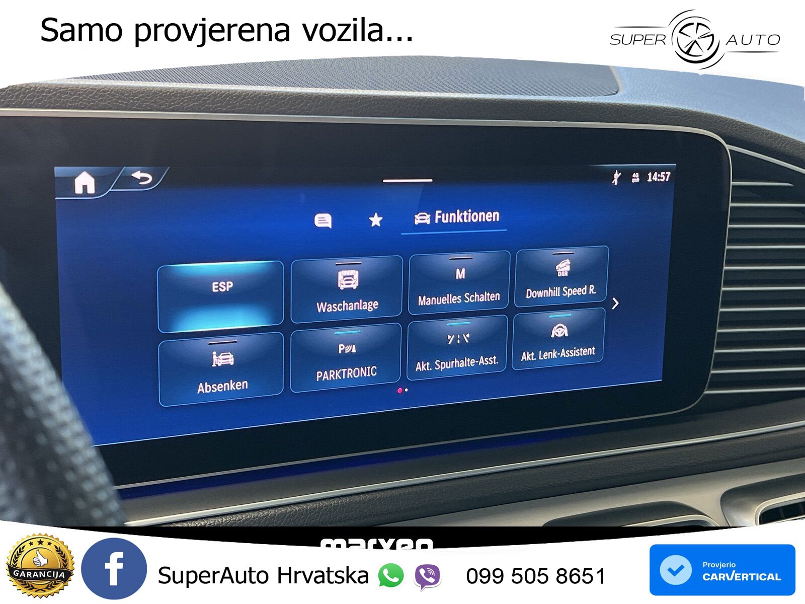 Mercedes GLE 450d (367 KS) EQ Boost 4MATIC 9G-TRONIC AMG ZRAČNI+ACC+GR SJED+KAM+PANO
