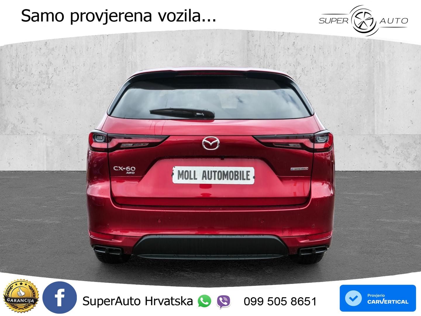 Mazda CX-60 3.3 e-Skyactiv D (254 KS) AWD Automatic LED+GR SJED+ACC