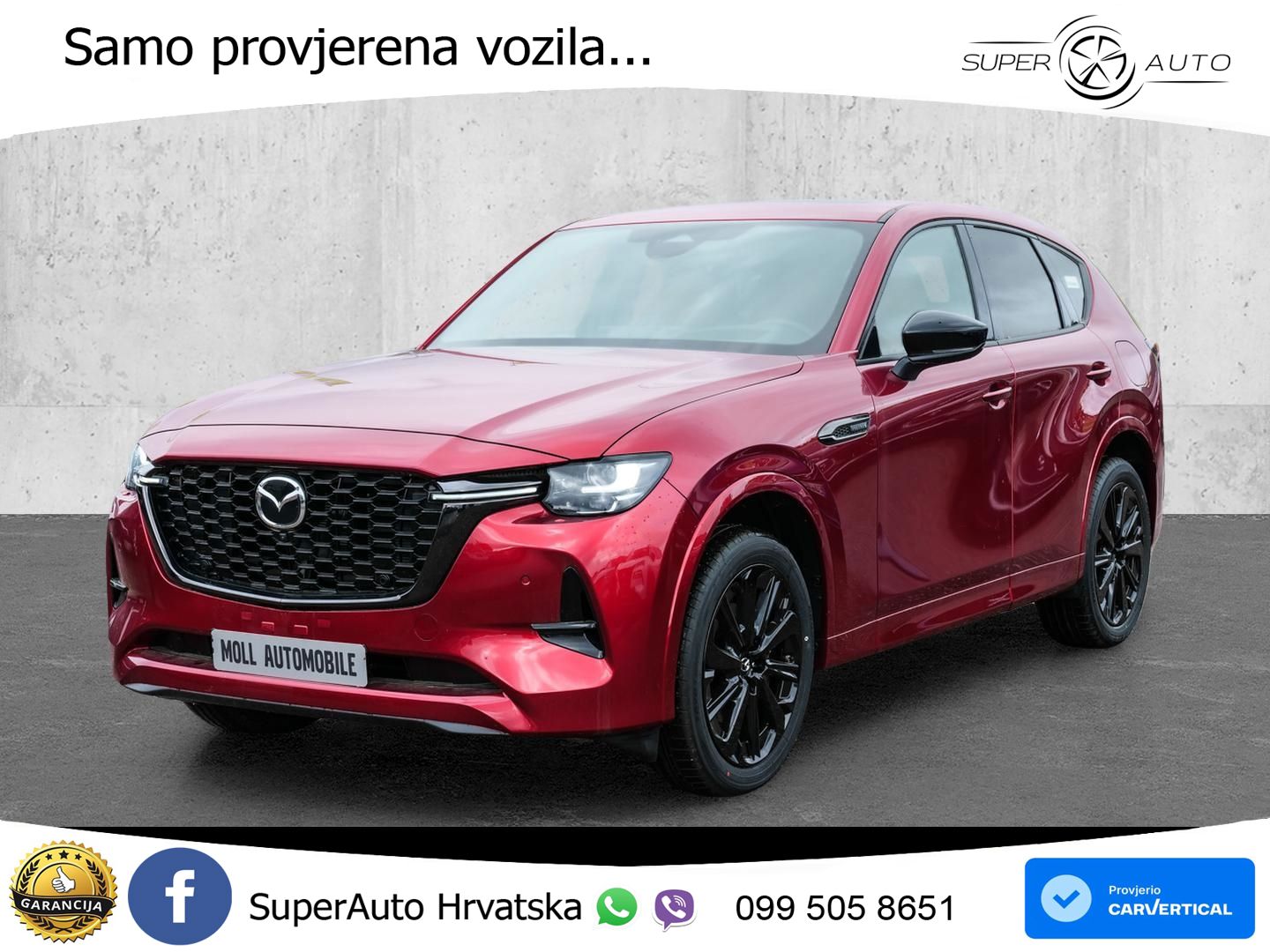 Mazda CX-60 3.3 e-Skyactiv D (254 KS) AWD Automatic LED+GR SJED+ACC
