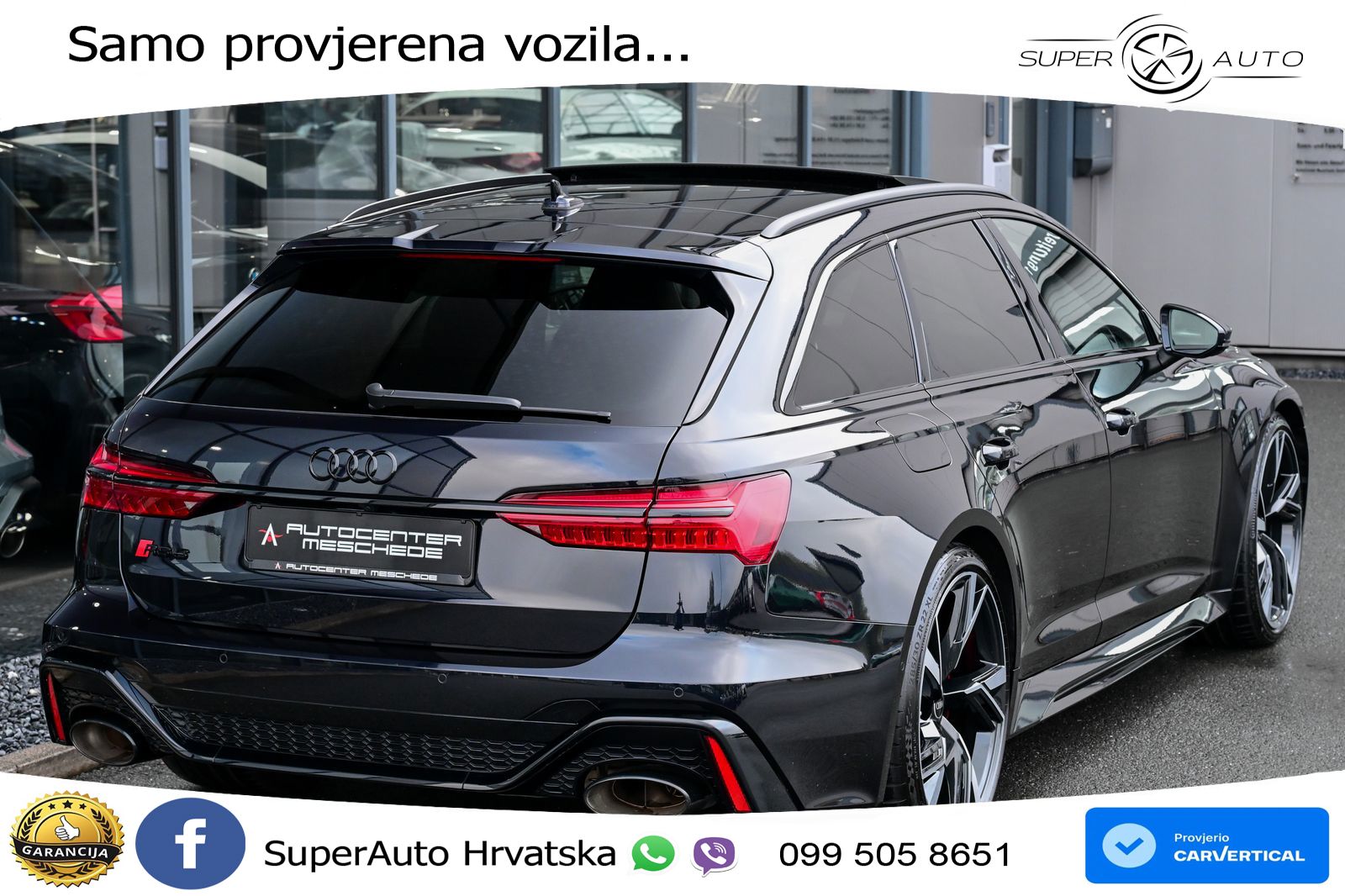 Audi RS6 Avant 4.0 TFSI V8 (600 KS) quattro Tiptronic LED+GR SJED+ACC