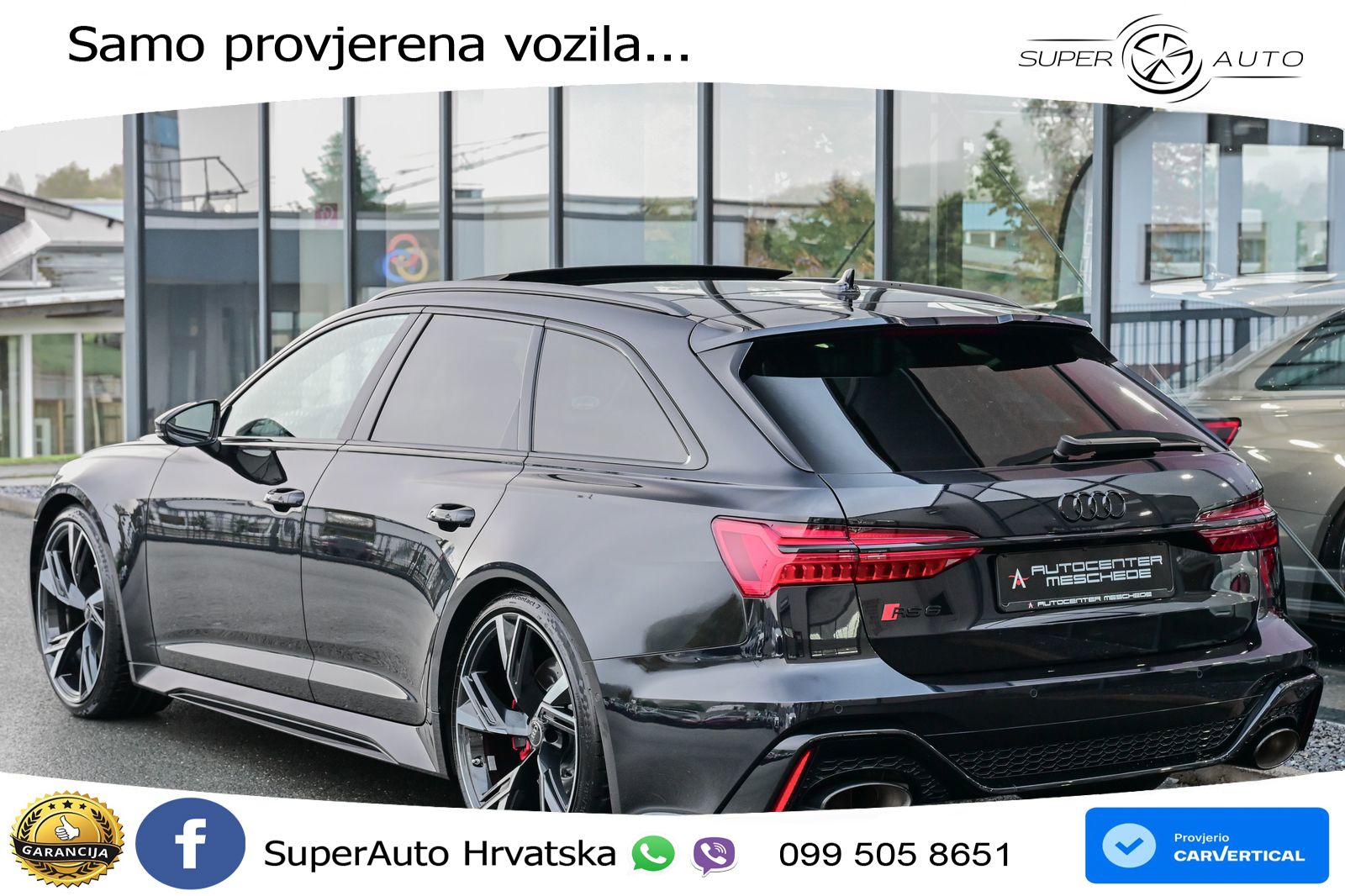 Audi RS6 Avant 4.0 TFSI V8 (600 KS) quattro Tiptronic LED+GR SJED+ACC