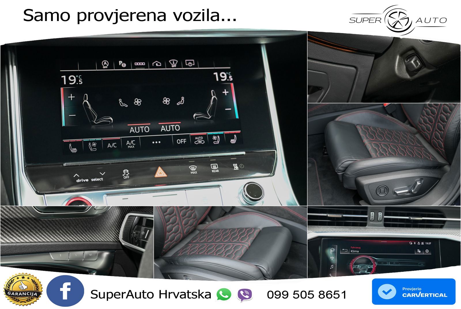 Audi RS6 Avant 4.0 TFSI V8 (600 KS) quattro Tiptronic LED+GR SJED+ACC