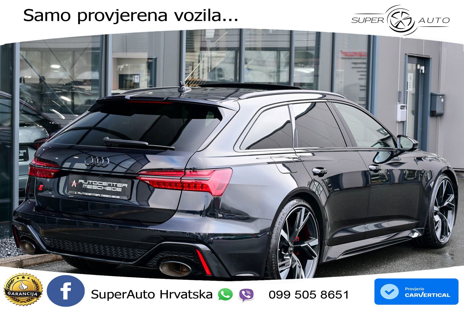 Audi RS6 Avant 4.0 TFSI V8 (600 KS) quattro Tiptronic LED+GR SJED+ACC