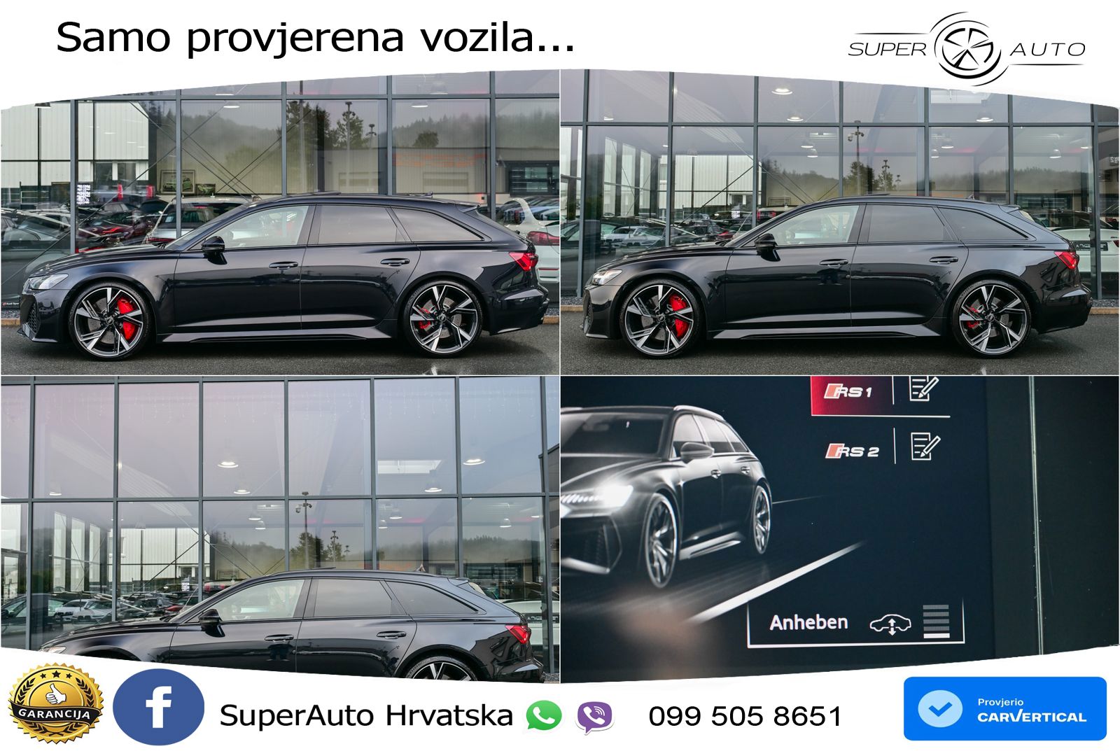 Audi RS6 Avant 4.0 TFSI V8 (600 KS) quattro Tiptronic LED+GR SJED+ACC