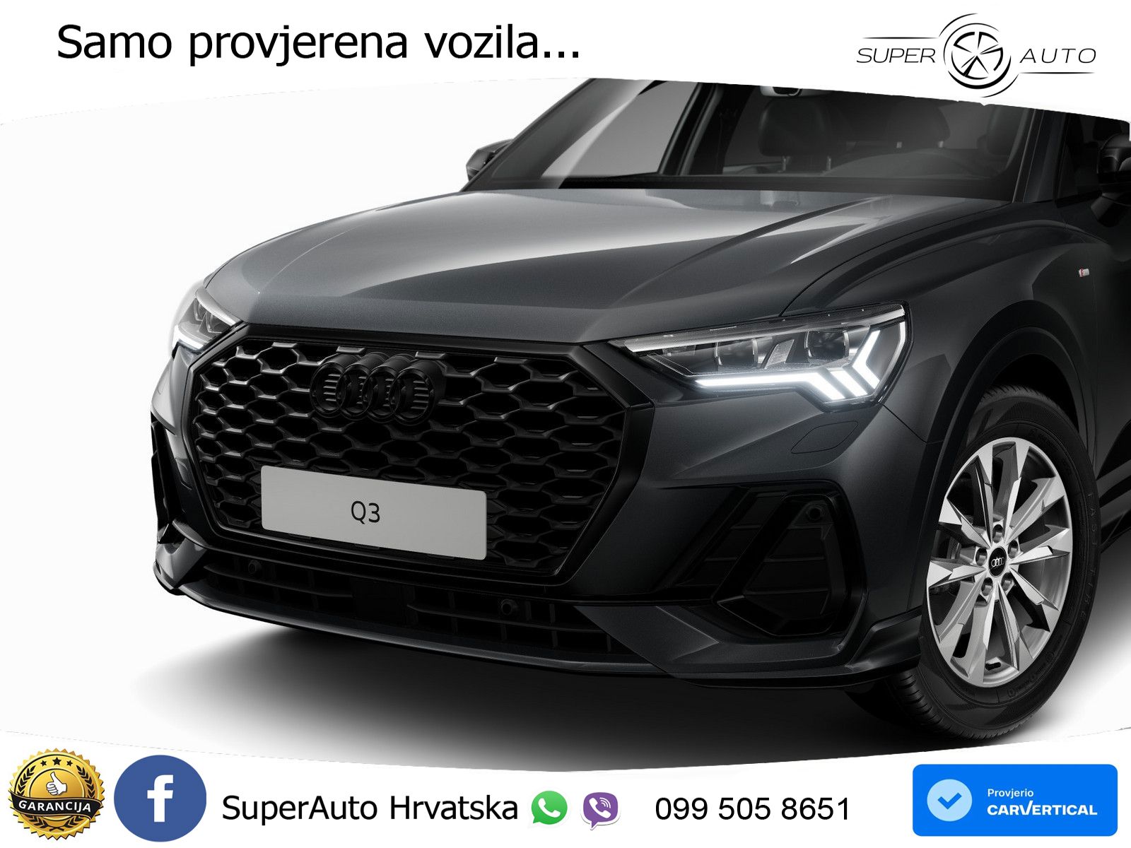 Audi Q3 Sportback 35 TDI (150 KS) S tronic S line MATRIX+GR SJED+KAM