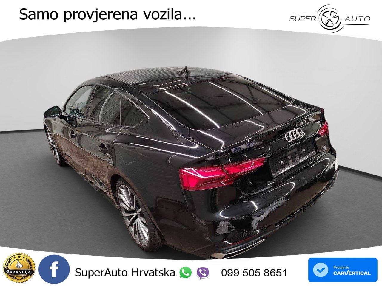 Audi A5 Sportback  40 TFSI (204 KS) S tronic S line LED+GR SJED+ACC