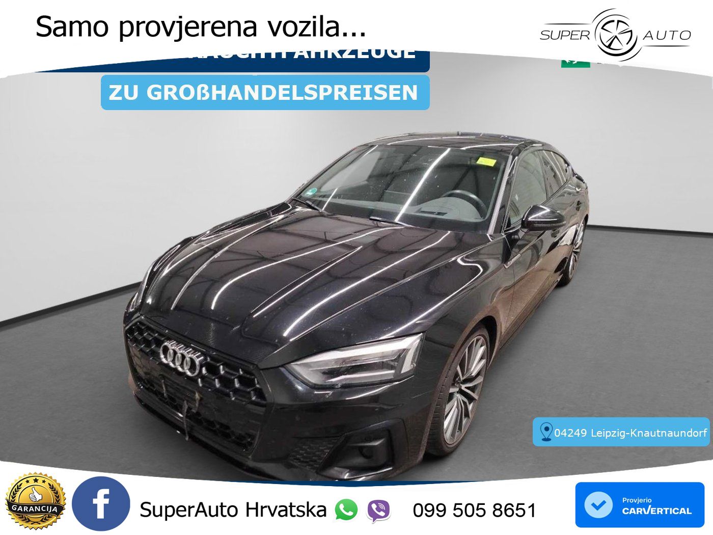 Audi A5 Sportback  40 TFSI (204 KS) S tronic S line LED+GR SJED+ACC