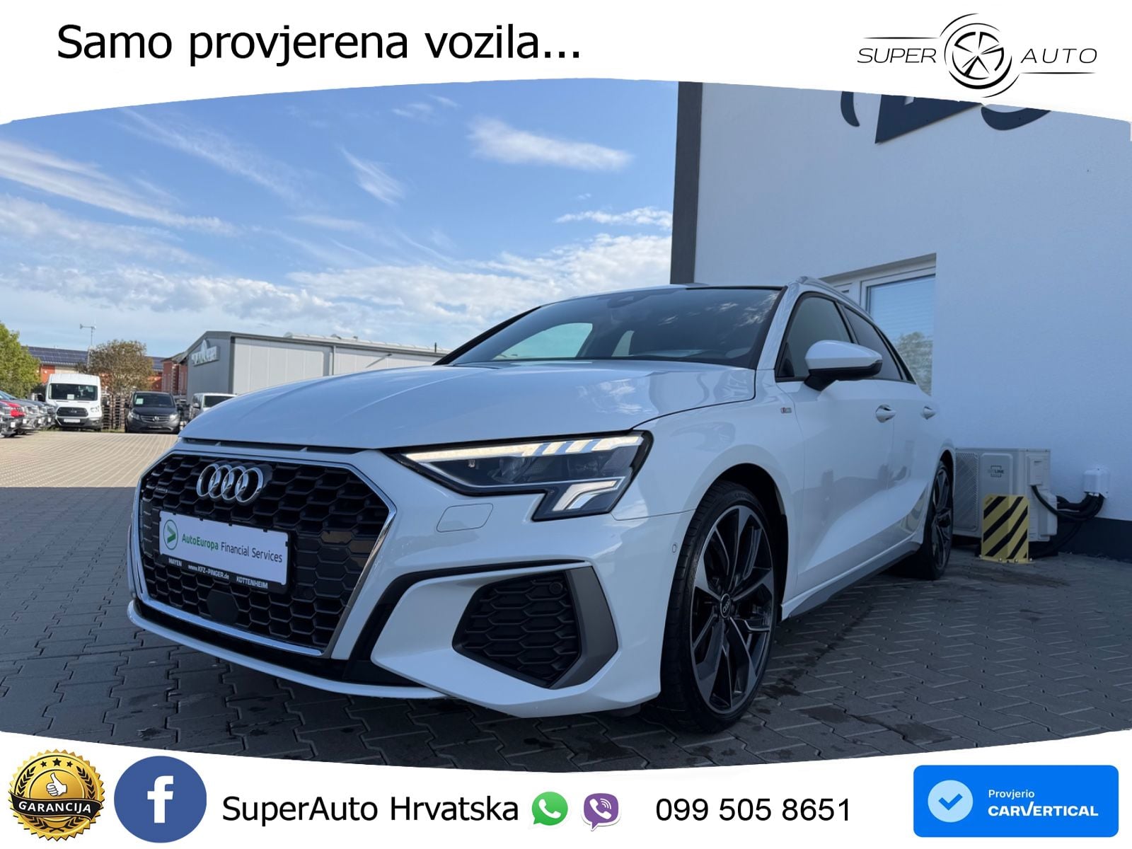 Audi A3 40 TDI (200 KS) quattro S tronic S line