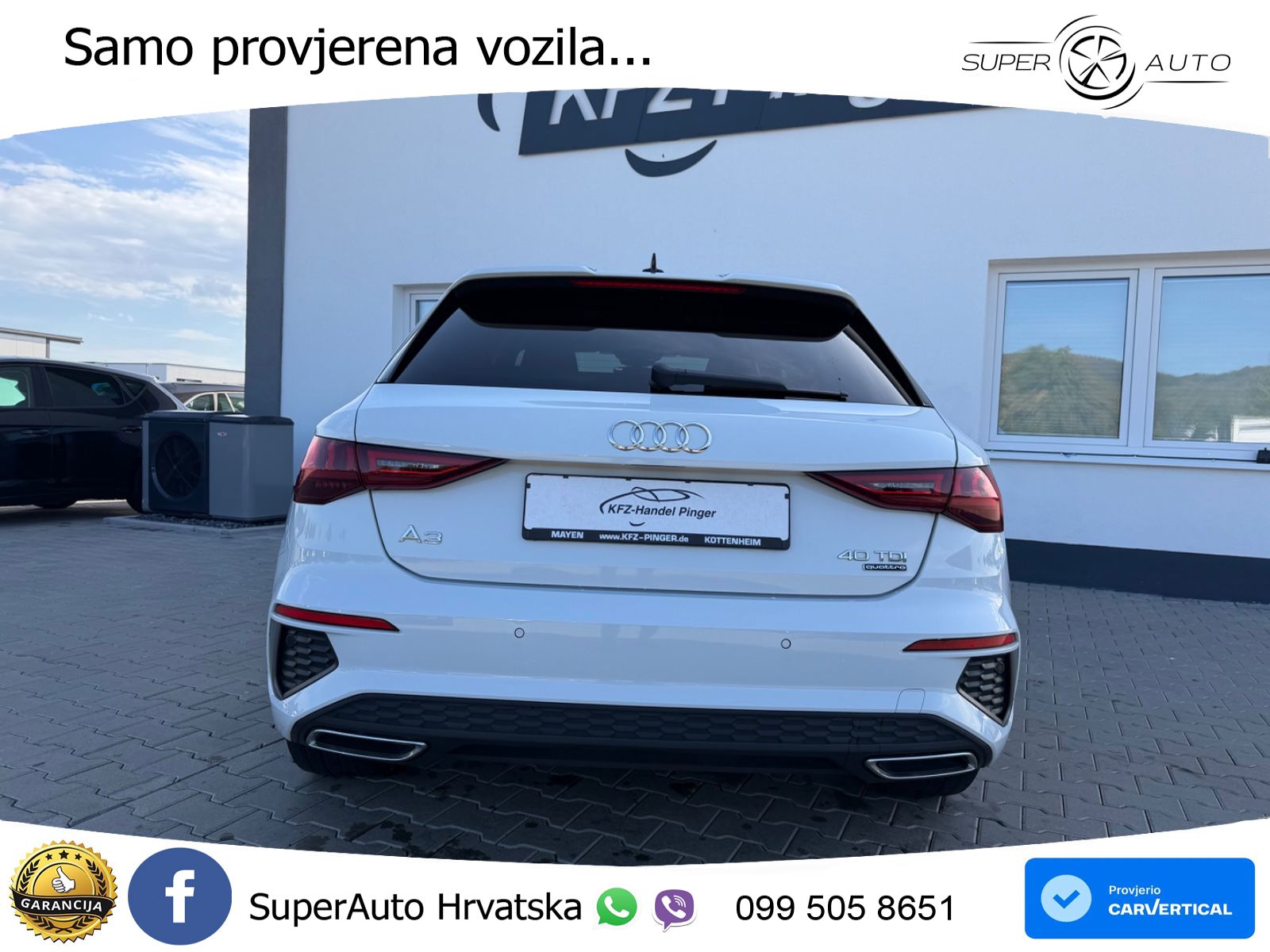 Audi A3 40 TDI (200 KS) quattro S tronic S line