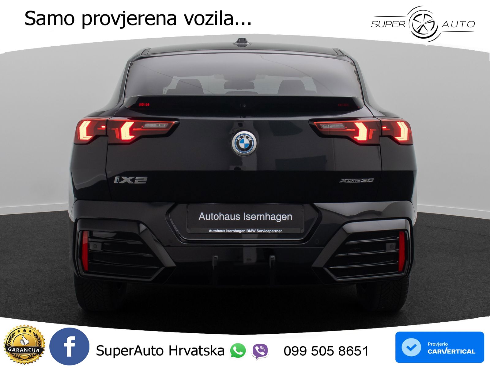 BMW iX2 66.5 kWh (313 KS) xDrive30 M Sport LED+GR SJED+ACC