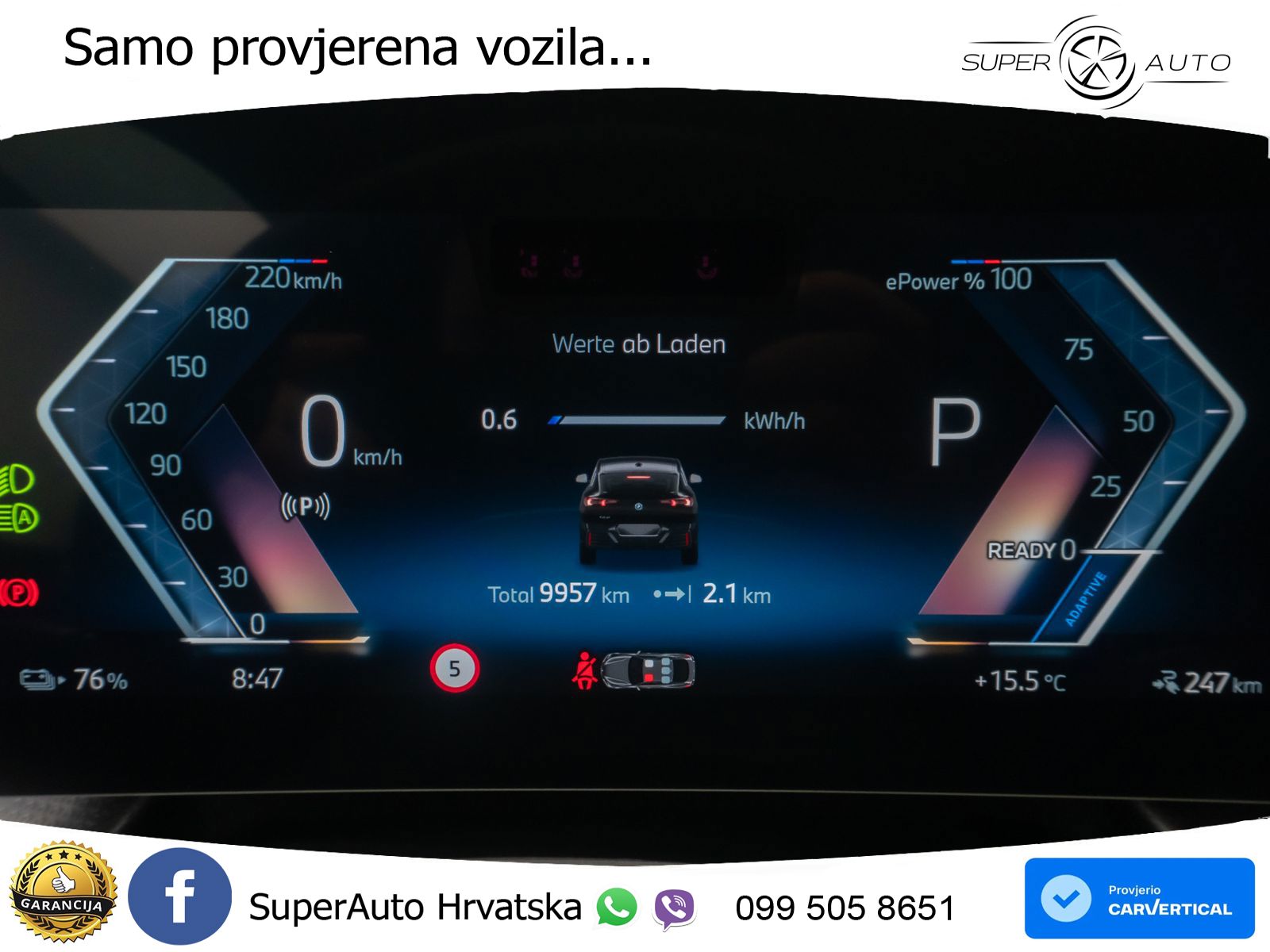 BMW iX2 66.5 kWh (313 KS) xDrive30 M Sport LED+GR SJED+ACC