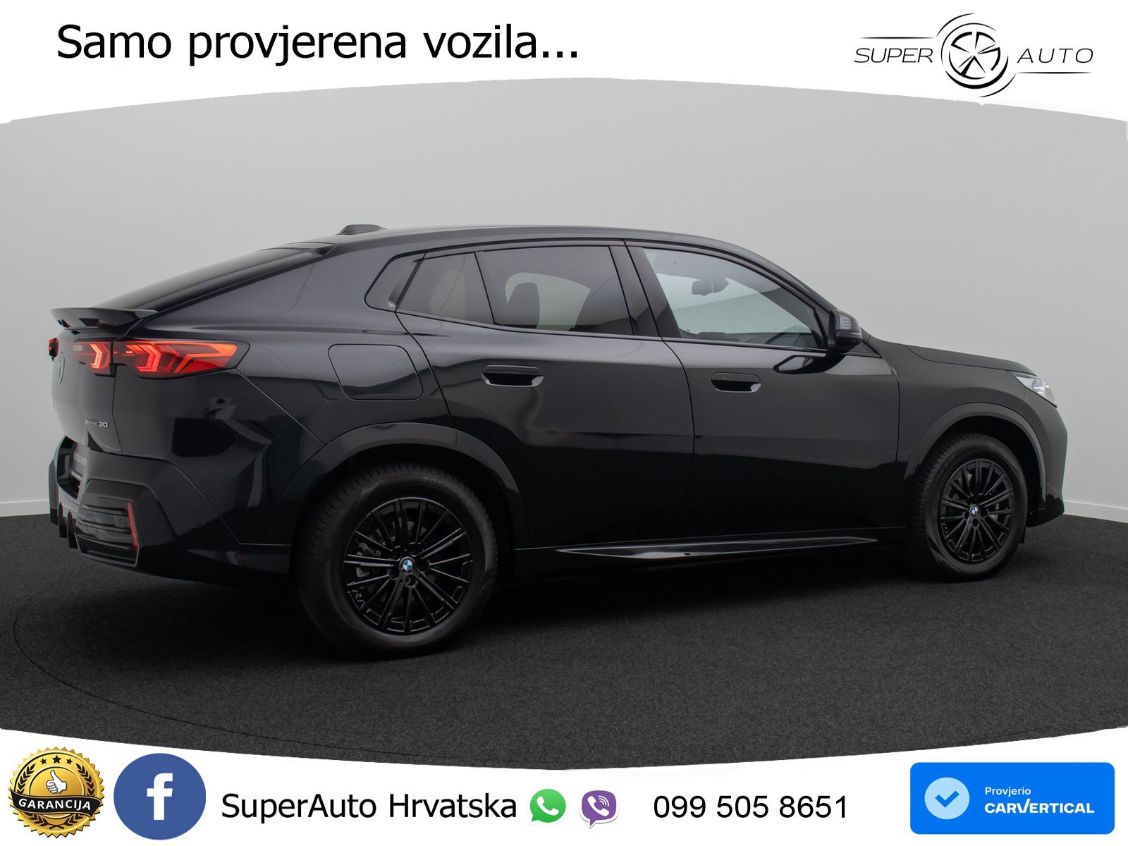BMW iX2 66.5 kWh (313 KS) xDrive30 M Sport LED+GR SJED+ACC
