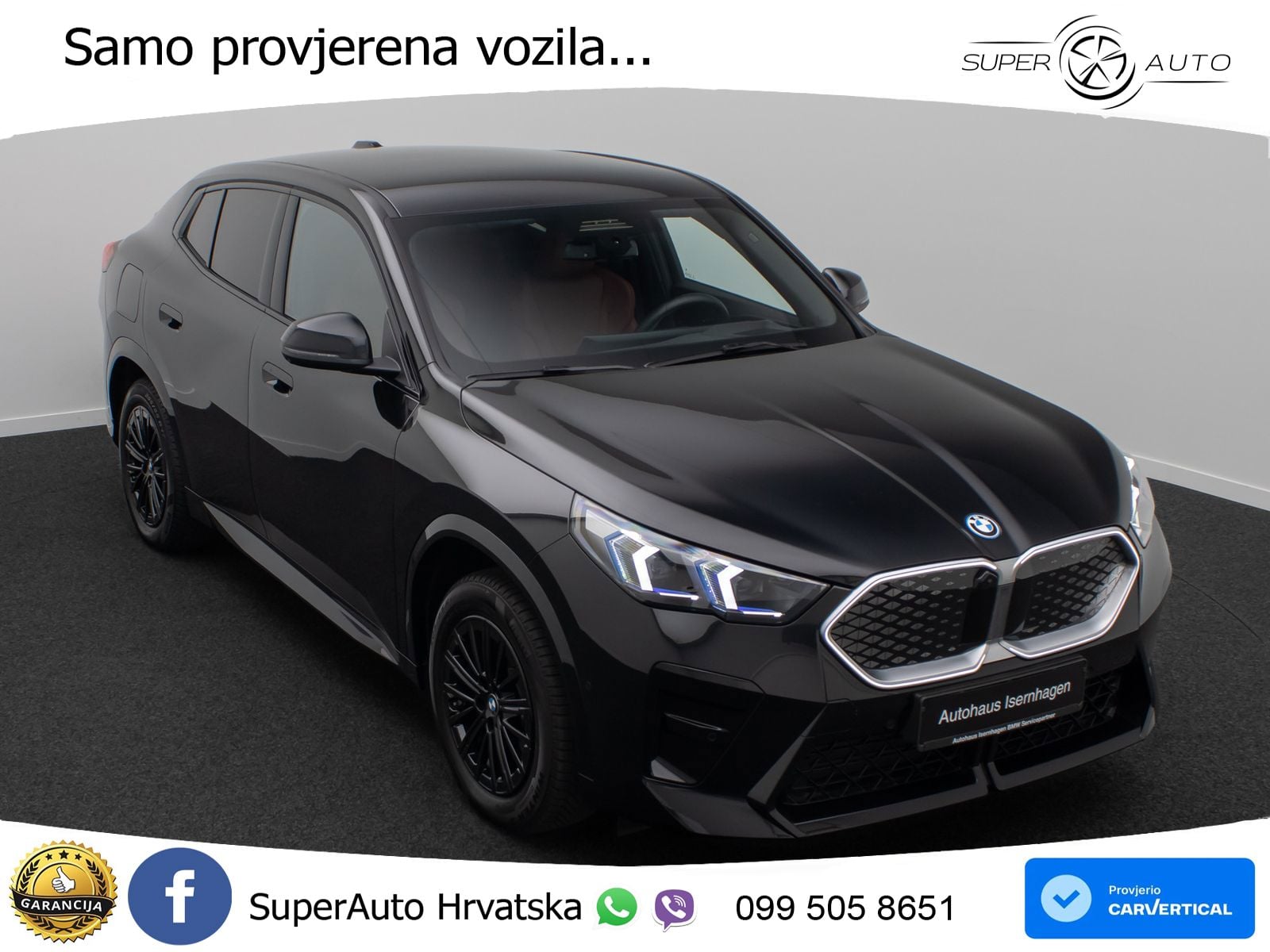 BMW iX2 66.5 kWh (313 KS) xDrive30 M Sport LED+GR SJED+ACC