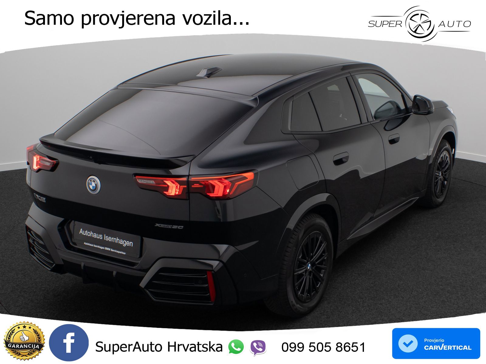 BMW iX2 66.5 kWh (313 KS) xDrive30 M Sport LED+GR SJED+ACC