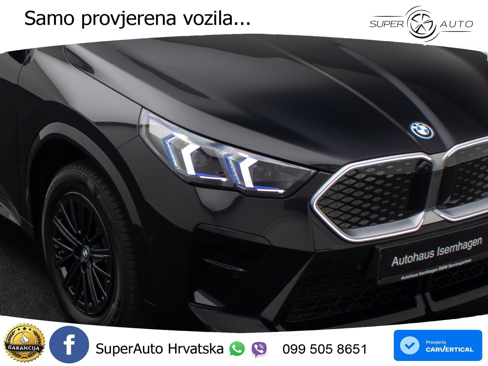 BMW iX2 66.5 kWh (313 KS) xDrive30 M Sport LED+GR SJED+ACC