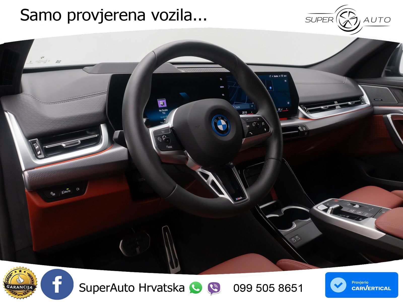 BMW iX2 66.5 kWh (313 KS) xDrive30 M Sport LED+GR SJED+ACC