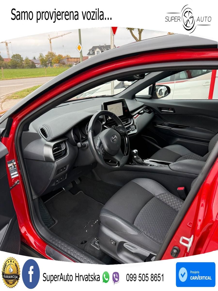 Toyota C-HR 2.0 (184 KS) Hybrid e-CVT Team D LED+GR SJED+ACC