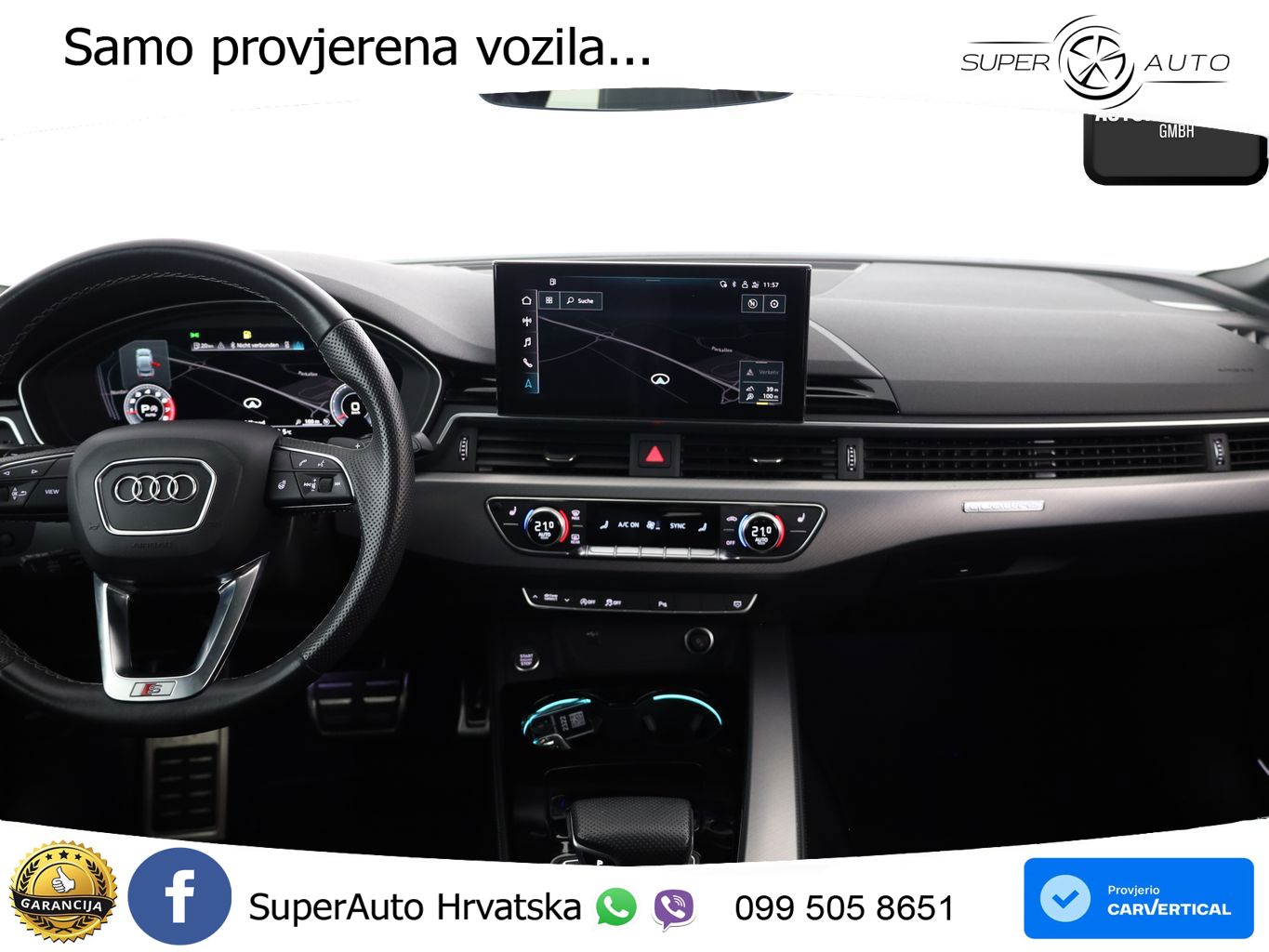 Audi A5 Sportback  40 TFSI (204 KS) quattro S tronic S line LED+GR SJED+ACC