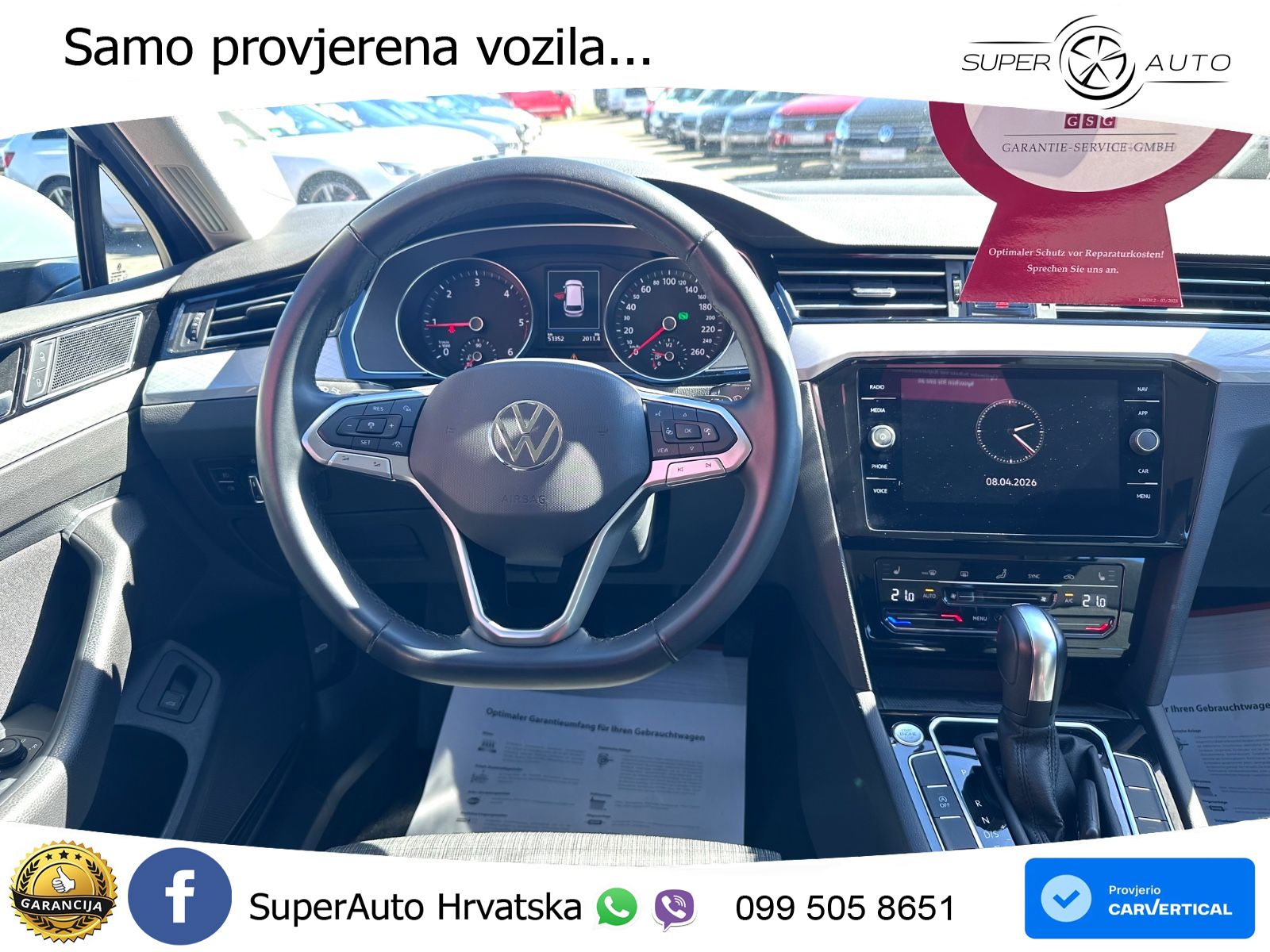 Volkswagen Passat Variant 2.0 TDI (150 KS) DSG Business LED+GR SJED+ACC