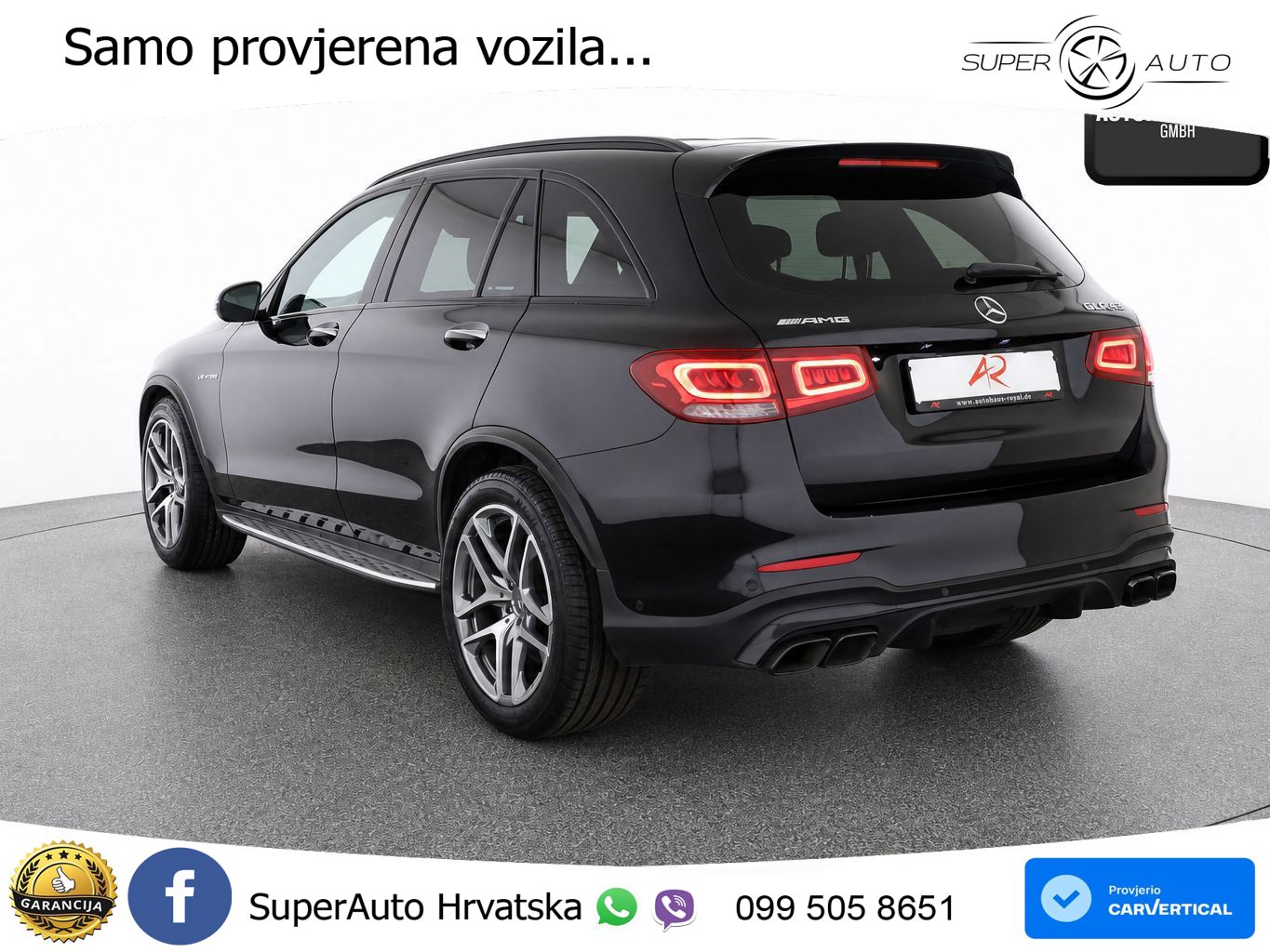 Mercedes AMG GLC 63 S V8 (510 KS) 4MATIC+ MCT ZRAČNI+ACC+GR SJED+KAM+PANO