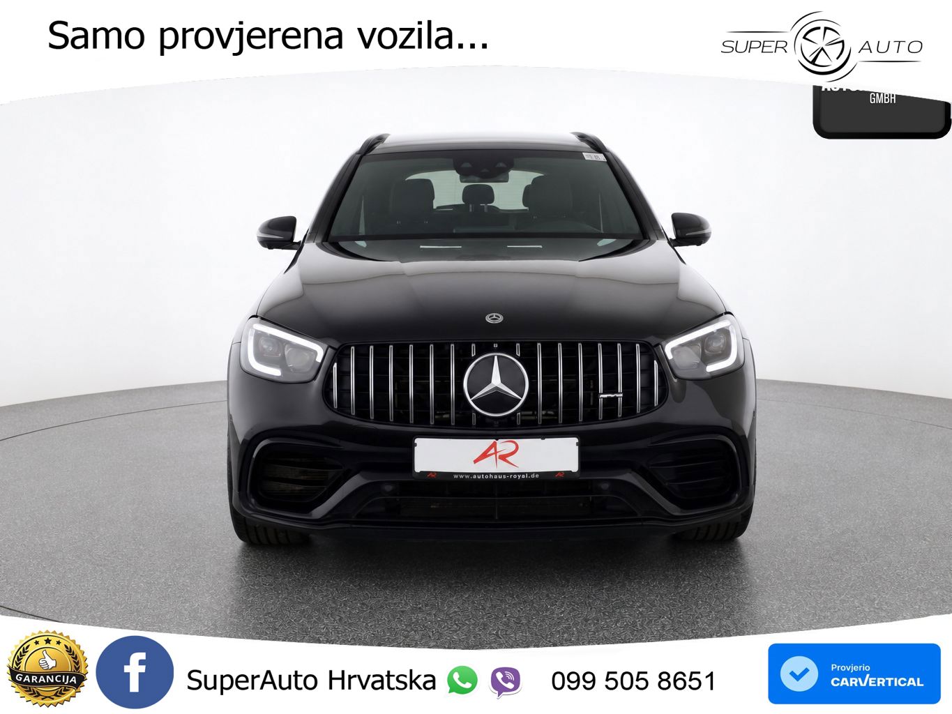 Mercedes AMG GLC 63 S V8 (510 KS) 4MATIC+ MCT ZRAČNI+ACC+GR SJED+KAM+PANO