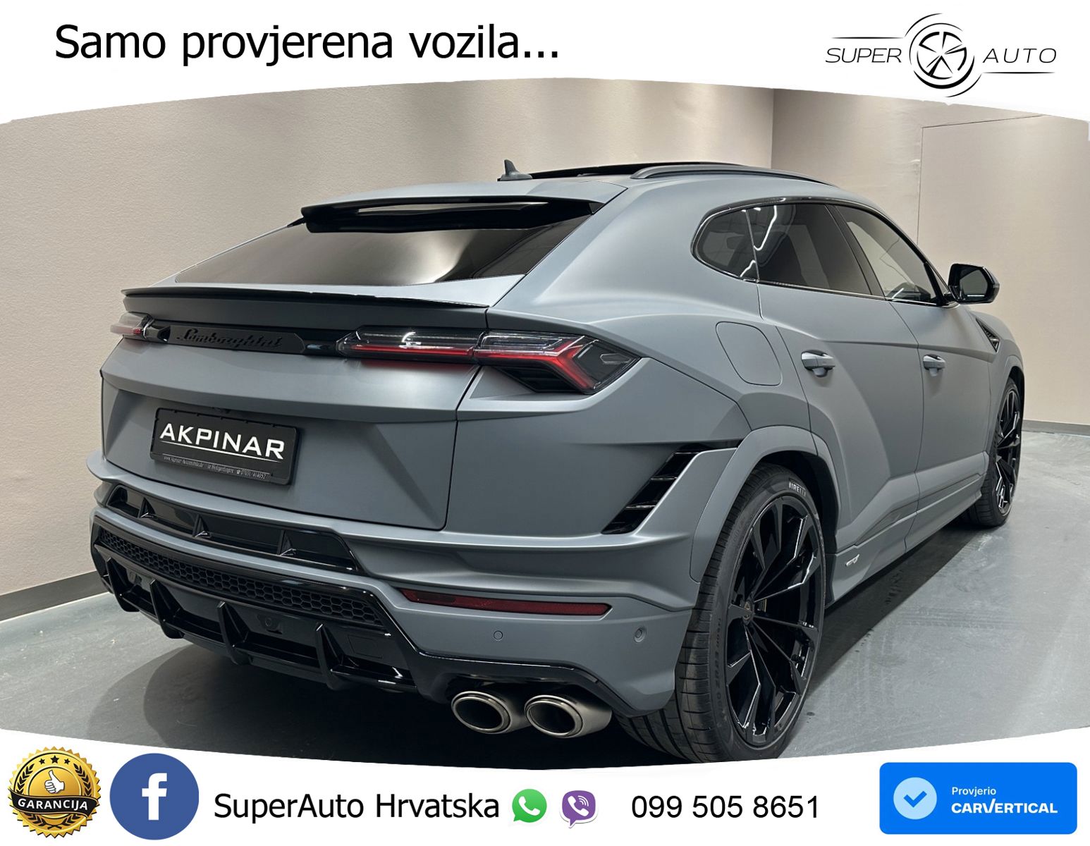 Lamborghini Urus S 4.0 V8 (666 KS) 4WD Automatic LED+GR SJED+ACC