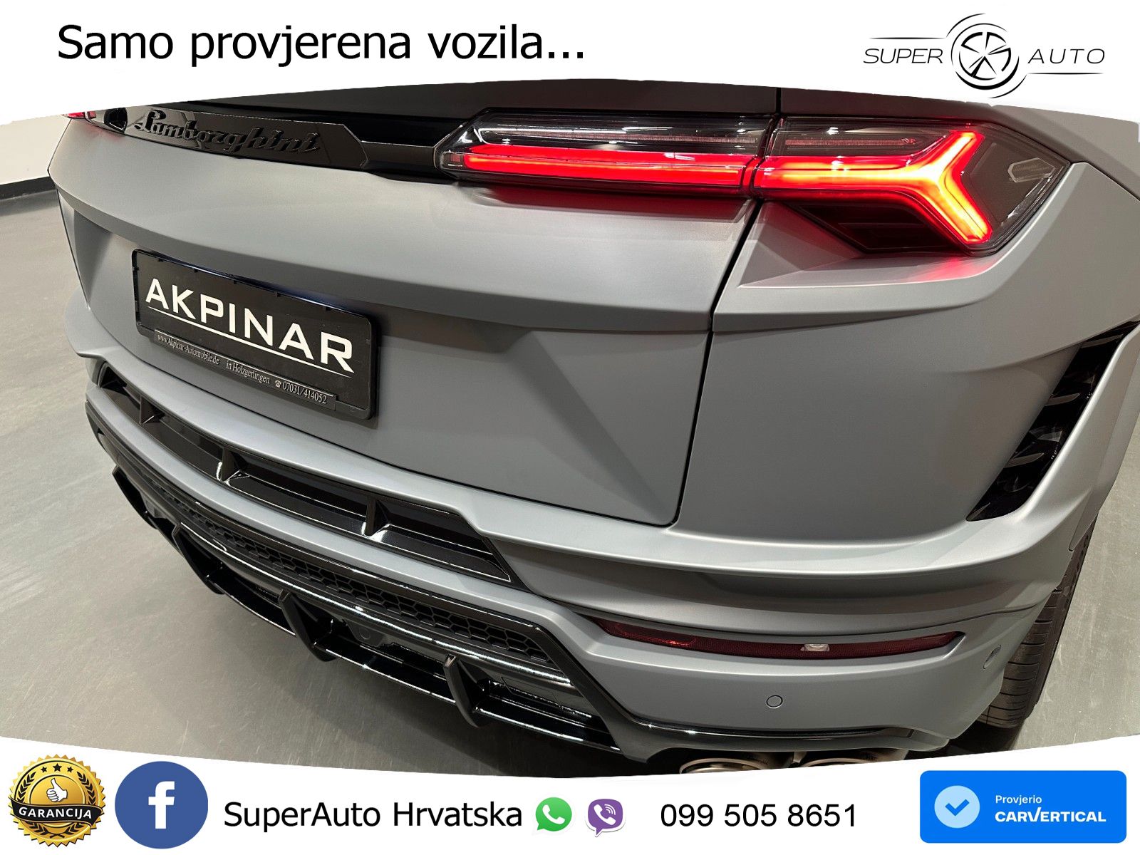 Lamborghini Urus S 4.0 V8 (666 KS) 4WD Automatic LED+GR SJED+ACC