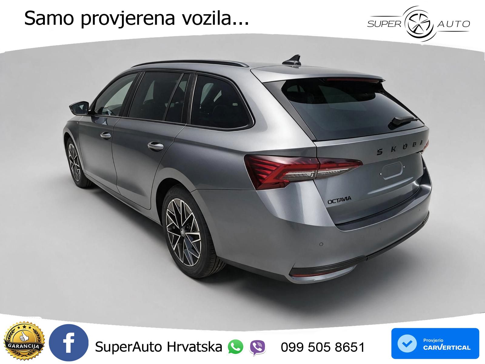 Škoda Octavia Combi 2.0 TDI (150 KS) DSG SportLine LED+GR SJED+ACC