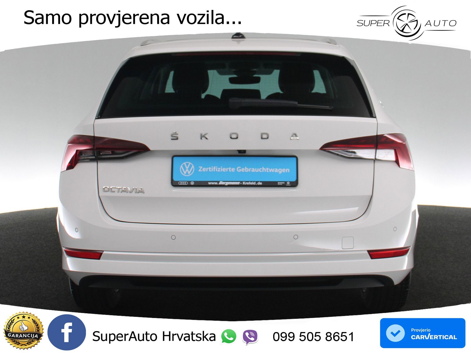 Škoda Octavia Combi 2.0 TDI (150 KS) DSG LED+GR SJED+ACC