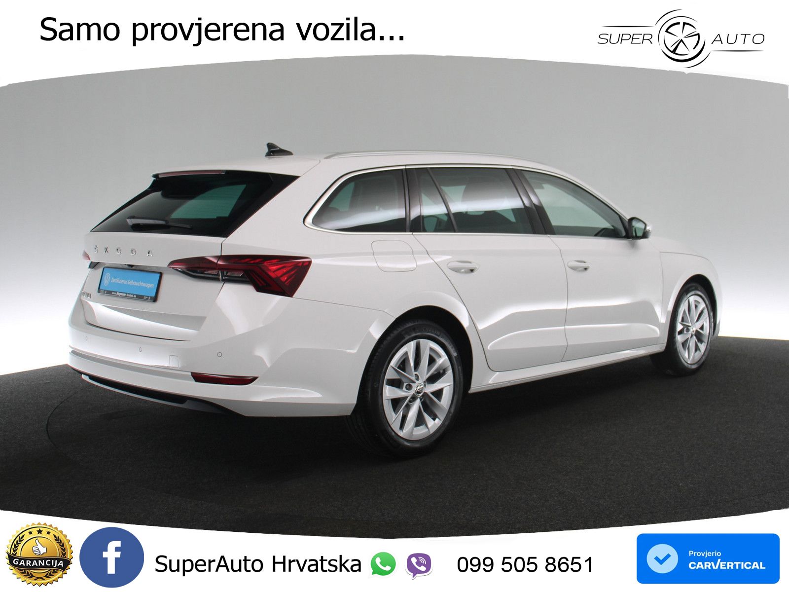Škoda Octavia Combi 2.0 TDI (150 KS) DSG LED+GR SJED+ACC