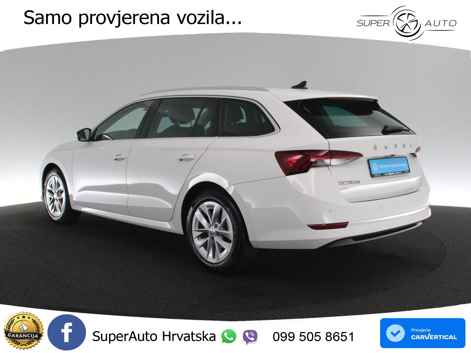 Škoda Octavia Combi 2.0 TDI (150 KS) DSG LED+GR SJED+ACC