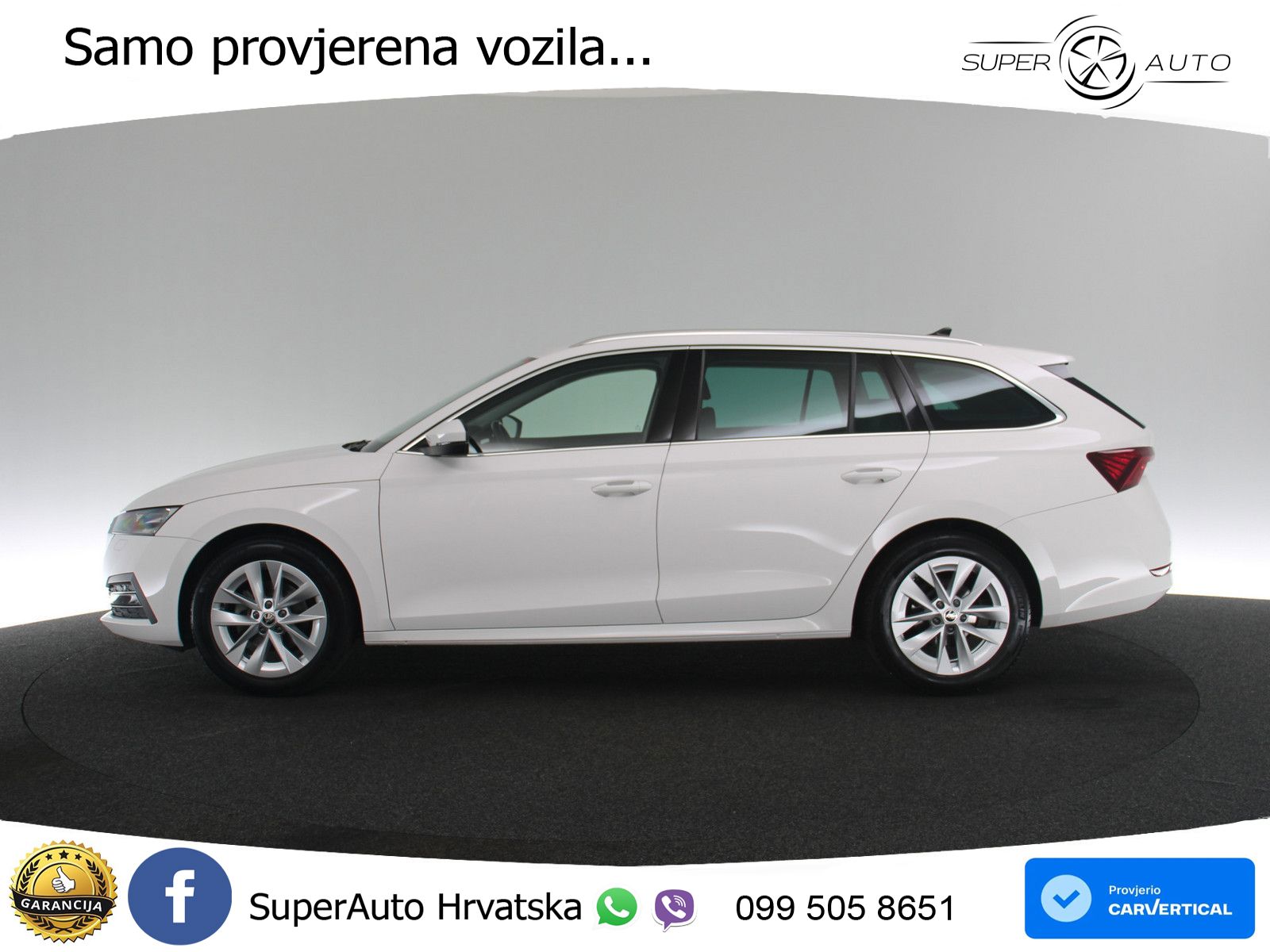 Škoda Octavia Combi 2.0 TDI (150 KS) DSG LED+GR SJED+ACC