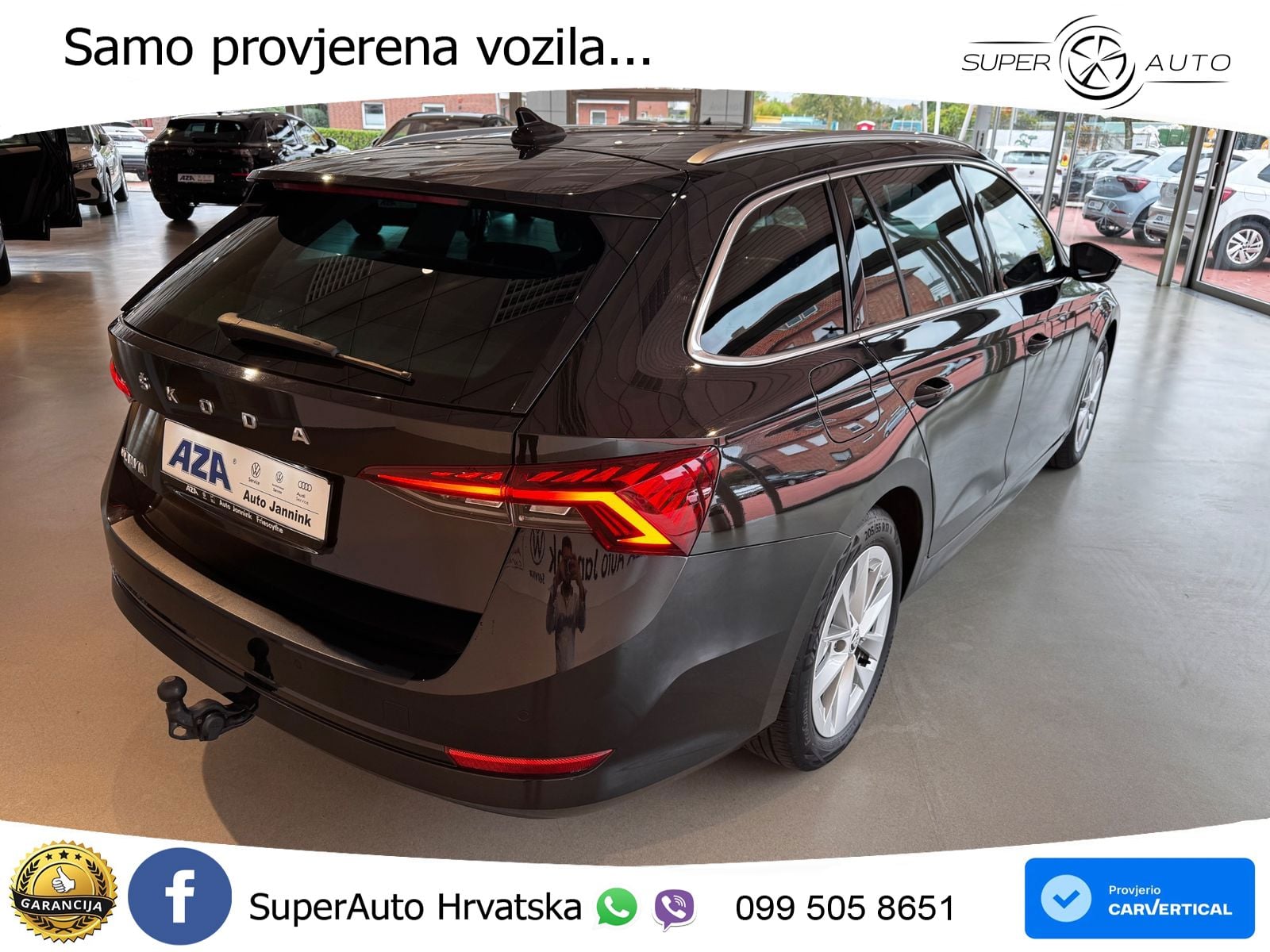 Škoda Octavia Combi 2.0 TDI (150 KS) DSG LED+GR SJED+ACC