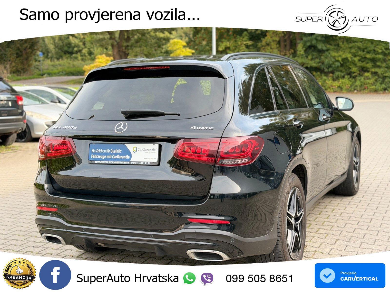 Mercedes GLC 400d (330 KS) 4MATIC 9G-TRONIC AMG LED+GR SJED+ACC