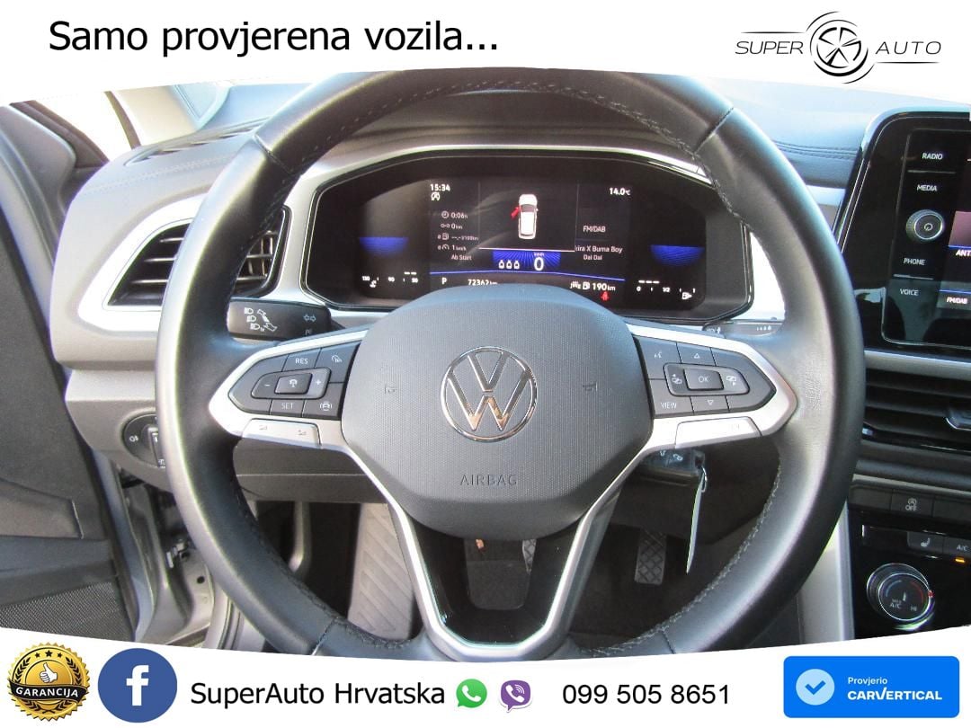 Volkswagen T-Roc 1.5 TSI (150 KS) DSG LED+GR SJED+ACC