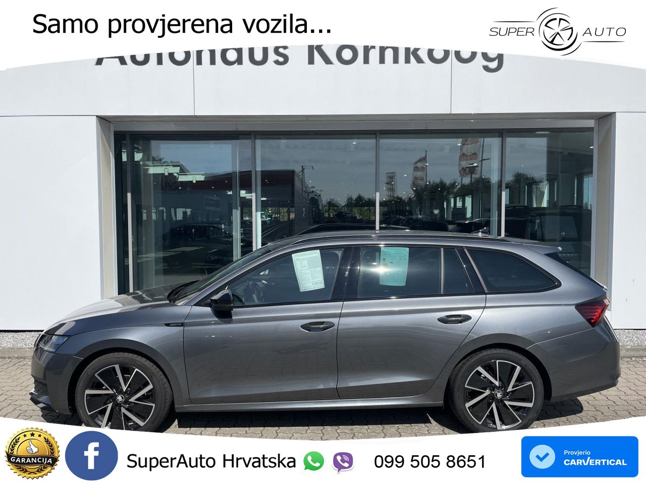 Škoda Octavia Combi 2.0 TDI (150 KS) DSG SportLine LED+GR SJED+ACC