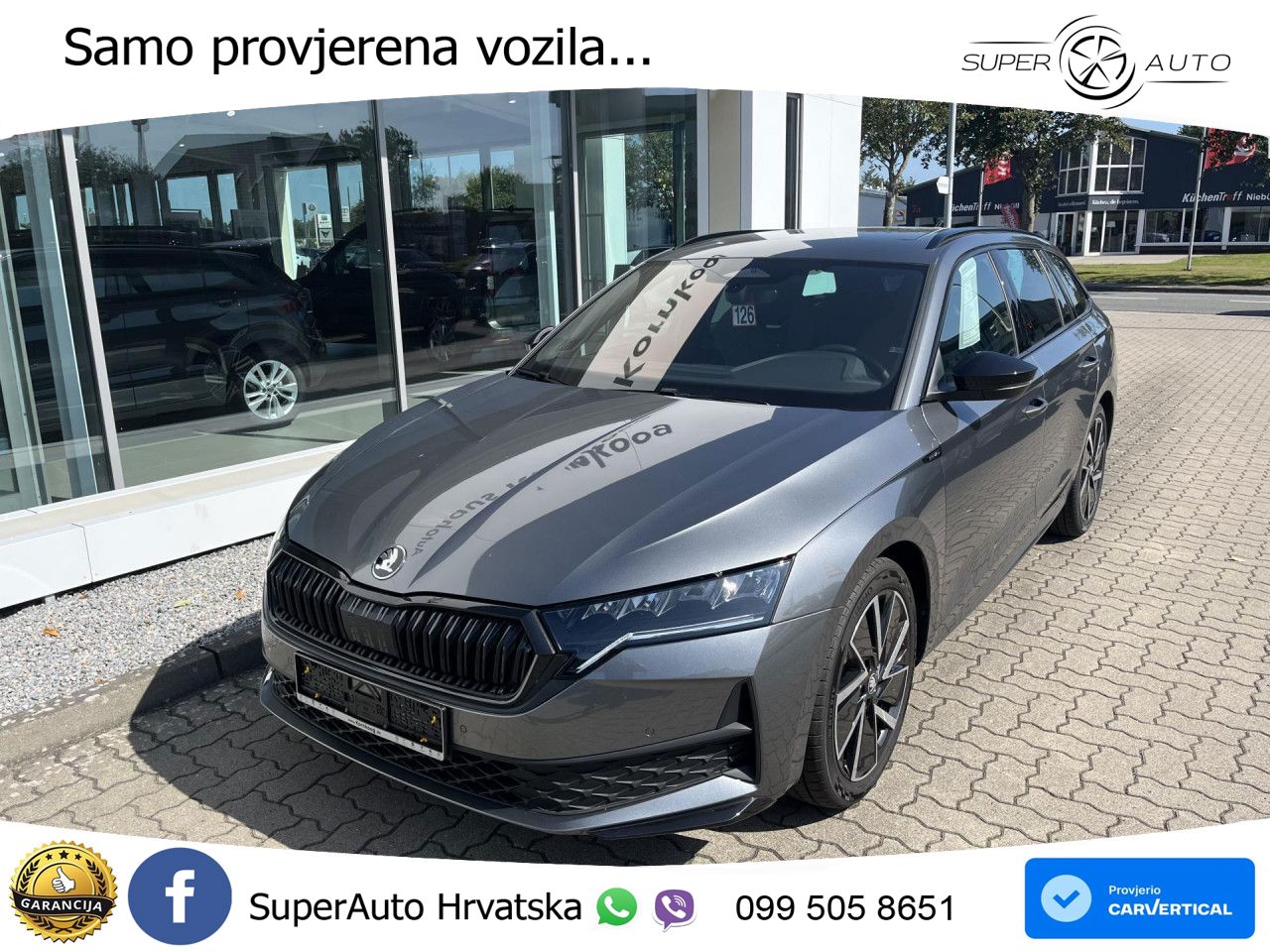 Škoda Octavia Combi 2.0 TDI (150 KS) DSG SportLine LED+GR SJED+ACC