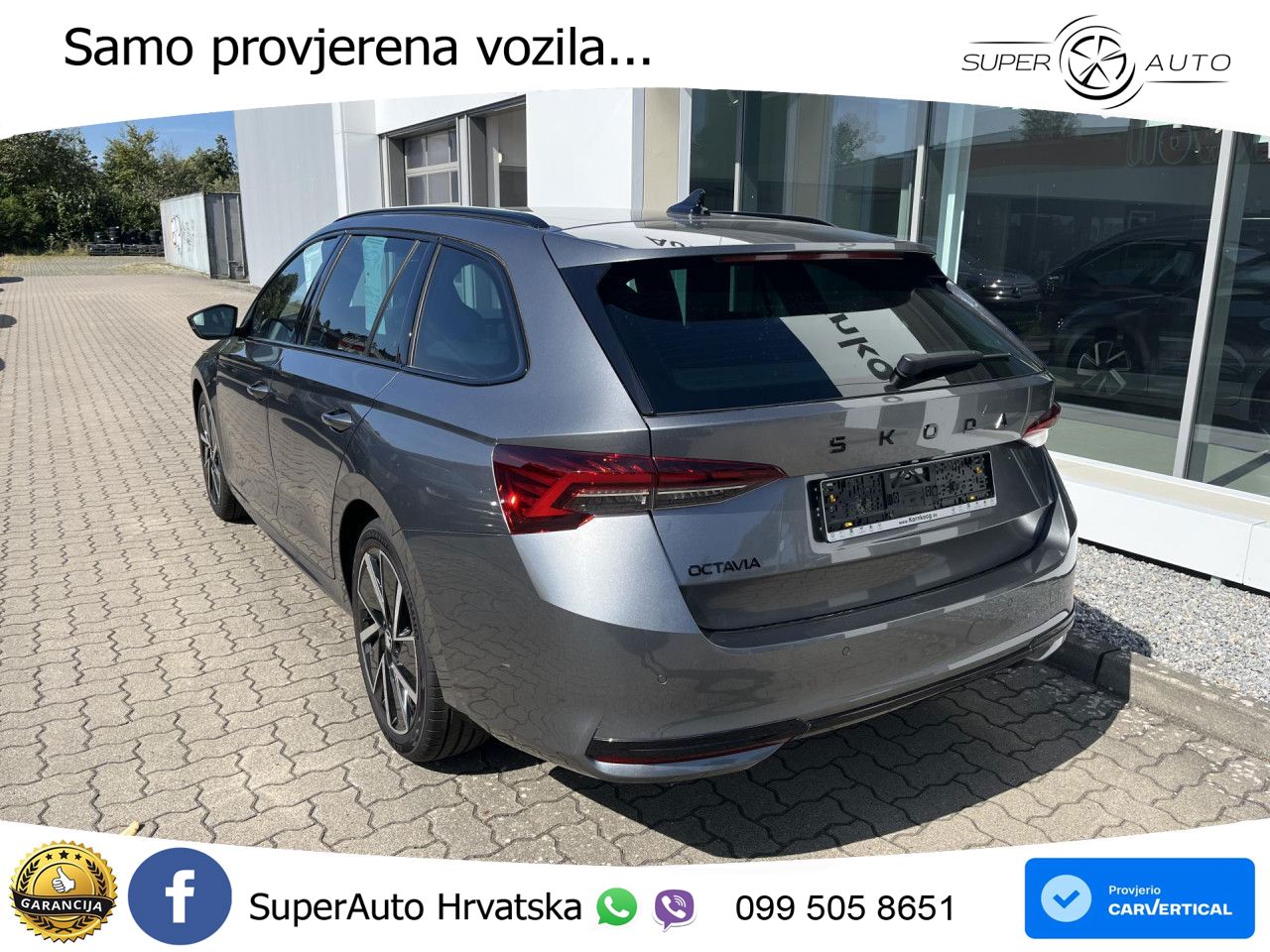 Škoda Octavia Combi 2.0 TDI (150 KS) DSG SportLine LED+GR SJED+ACC