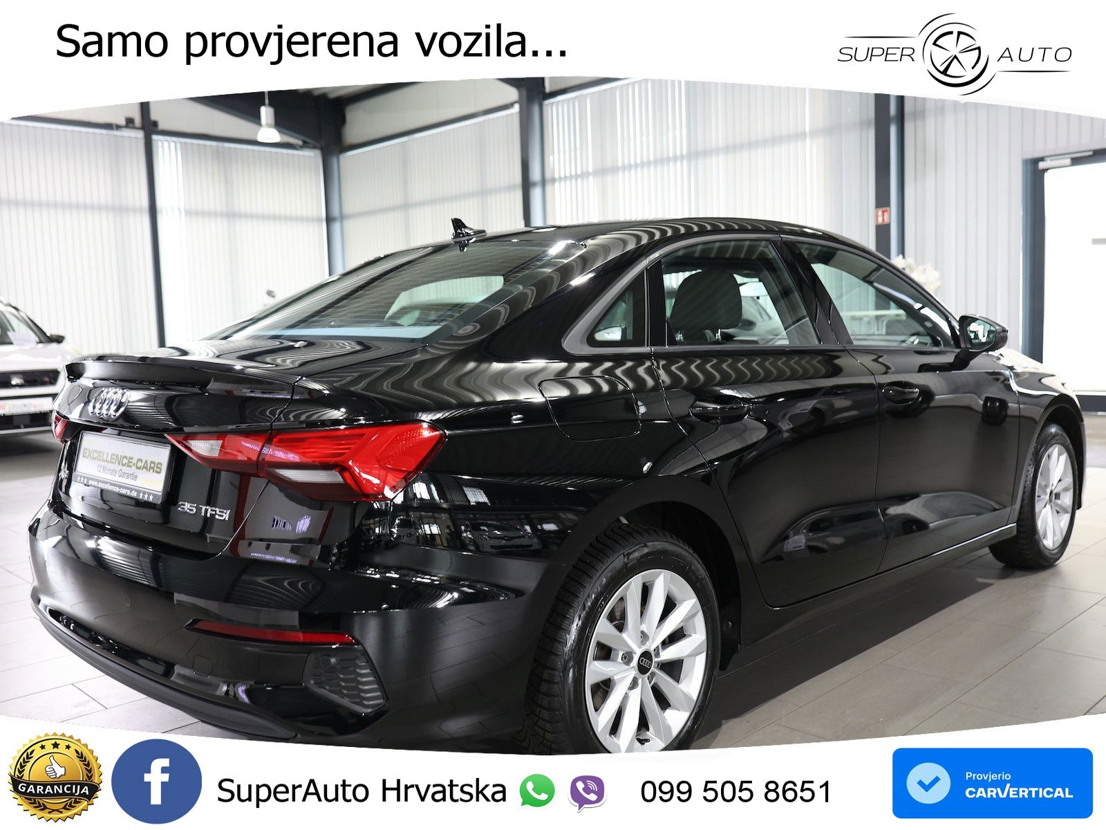 Audi A3 Limuzina 35 TFSI (150 KS) LED+ACC