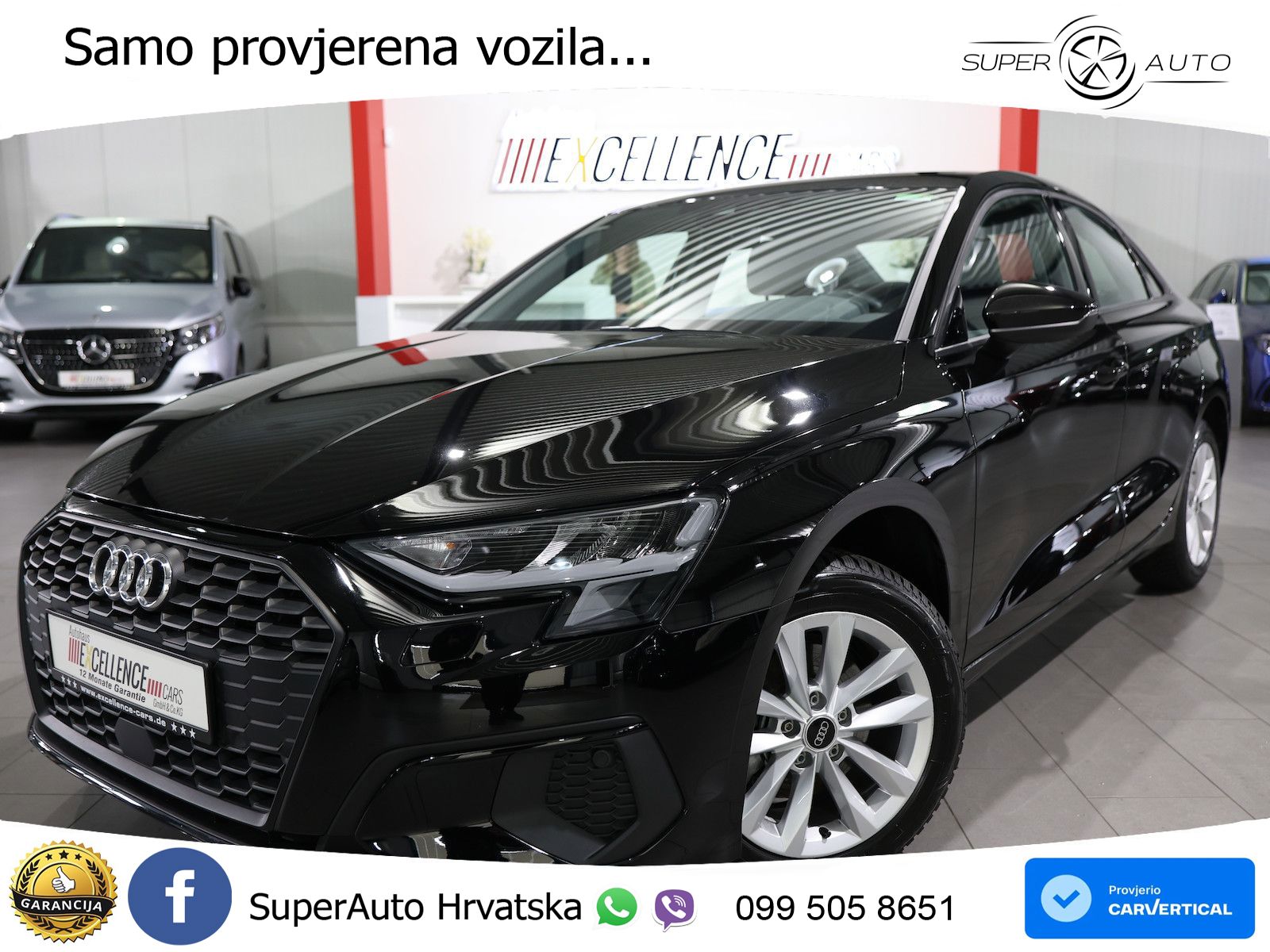 Audi A3 Limuzina 35 TFSI (150 KS) LED+ACC