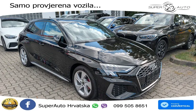 Audi A3 40 TFSI (190 KS) quattro S tronic S line LED+GR SJED+ACC