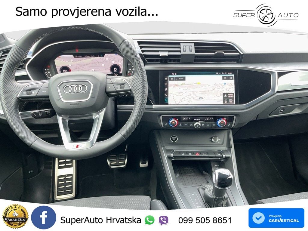 Audi Q3 45 TFSI (245 KS) quattro S tronic S line MATRIX+GR SJED+KAM
