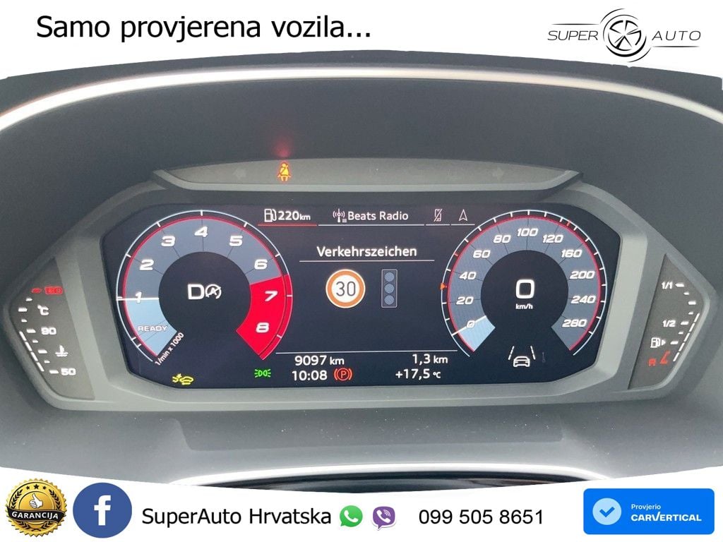 Audi Q3 45 TFSI (245 KS) quattro S tronic S line MATRIX+GR SJED+KAM