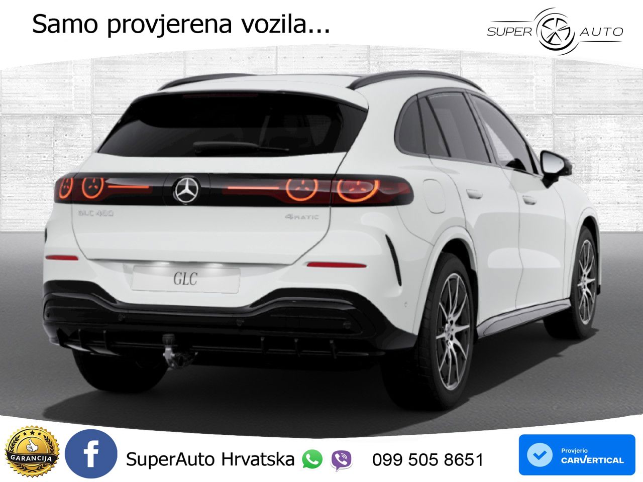 Mercedes GLC 400 94 kWh (489 KS) 4MATIC EQ Technology AMG LED+GR SJED+ACC