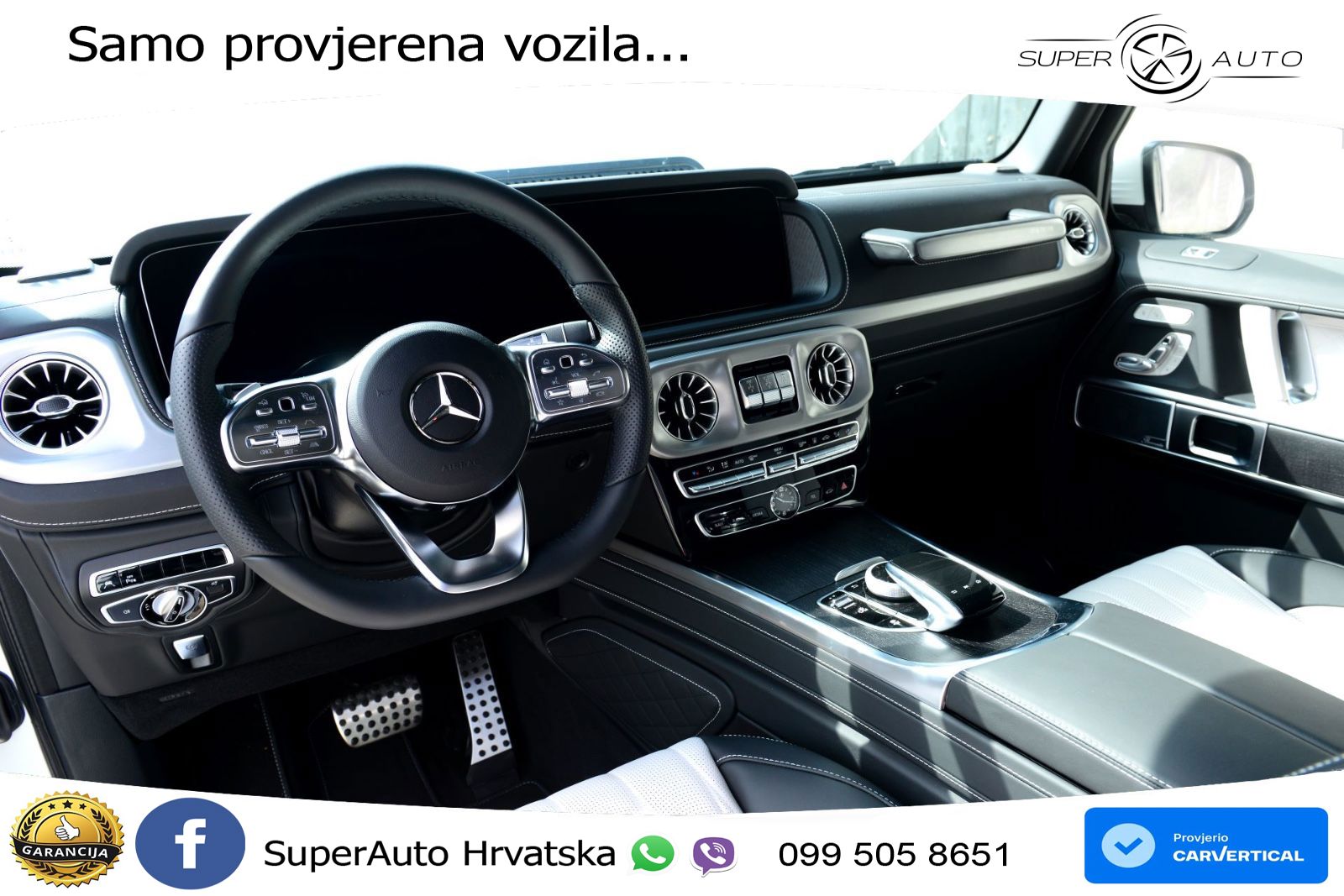 Mercedes G 500 Long V8 (422 KS) 4MATIC 9G-TRONIC AMG LED+GR SJED+ACC
