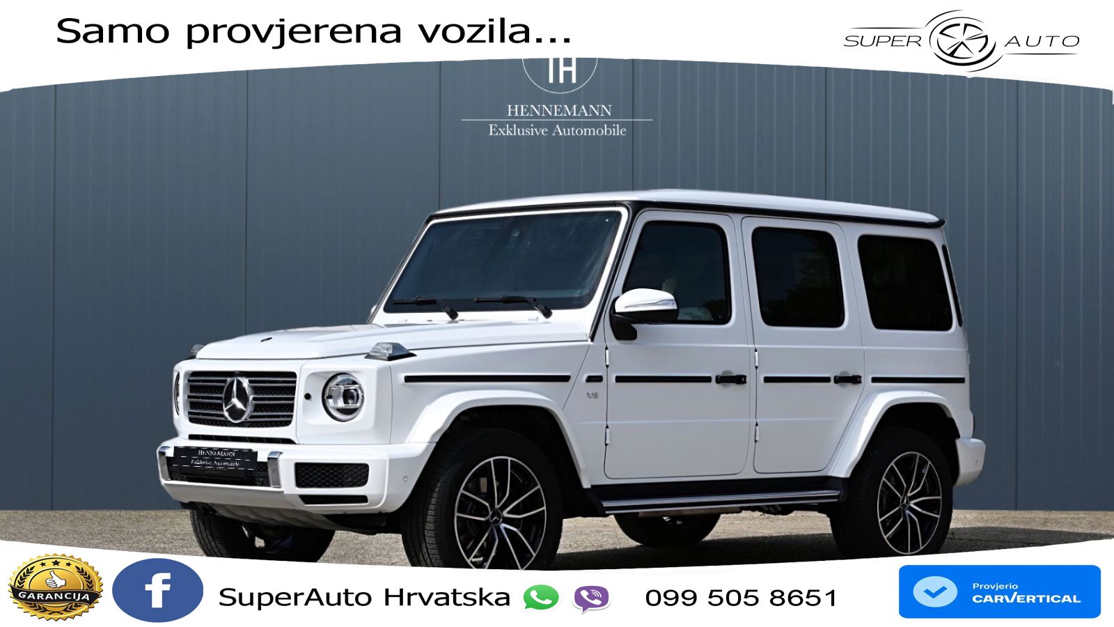 Mercedes G 500 Long V8 (422 KS) 4MATIC 9G-TRONIC AMG LED+GR SJED+ACC