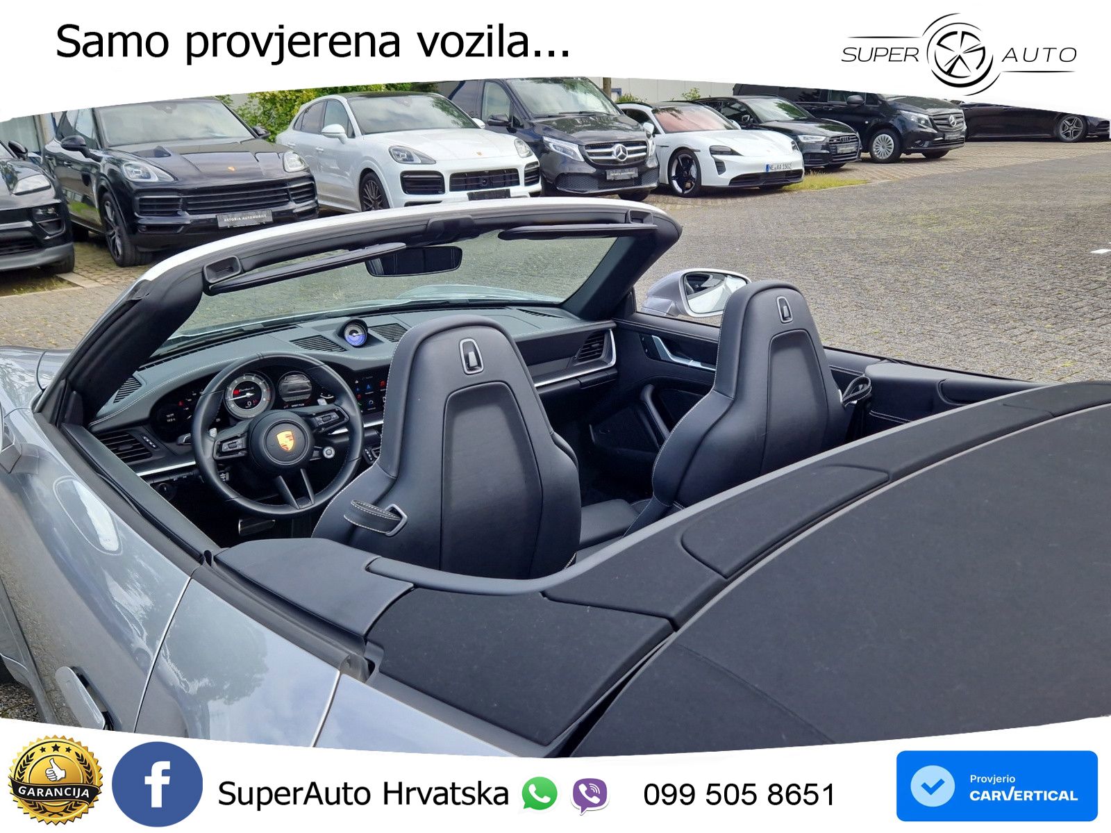 Porsche 911 Turbo S Cabriolet 3.8 (650 KS) PDK ZRAČNI+ACC+GR SJED+KAM