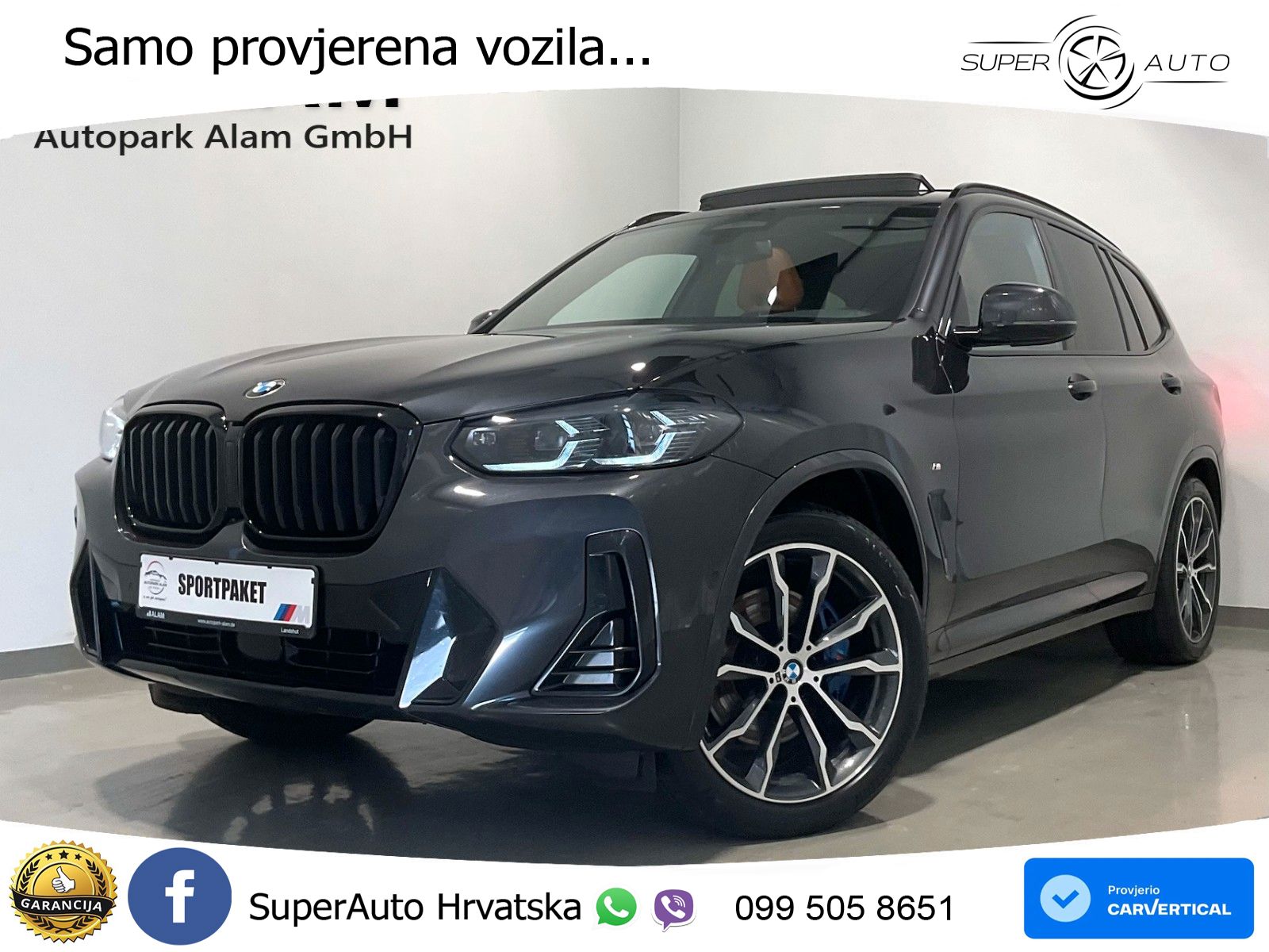 BMW X3 30d xDrive Steptronic M Sport LED+GR SJED+ACC